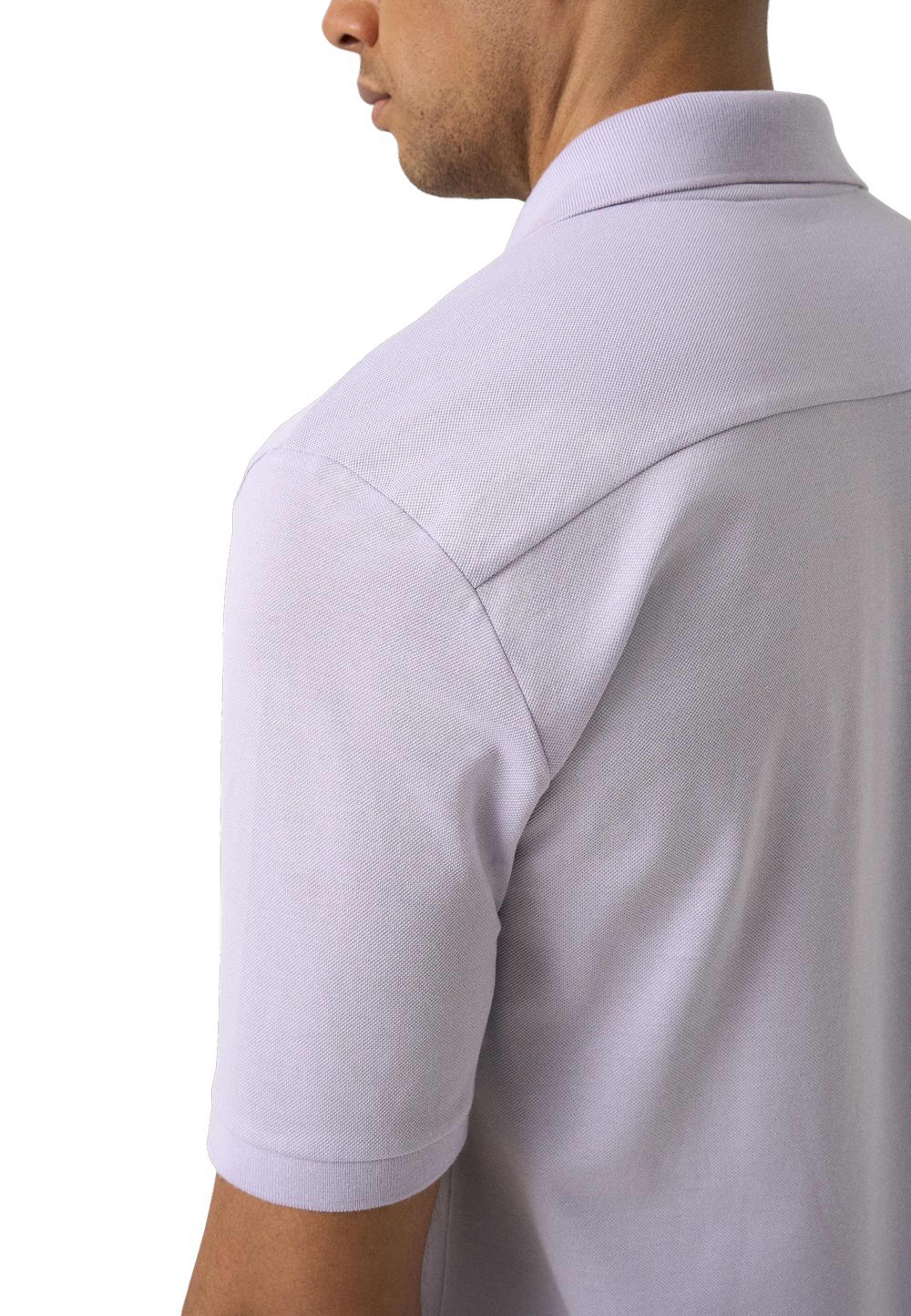 Piqué I Pima-bomull, från Eton, i färgen light purple. Klicka för att öppna bilden i stort format