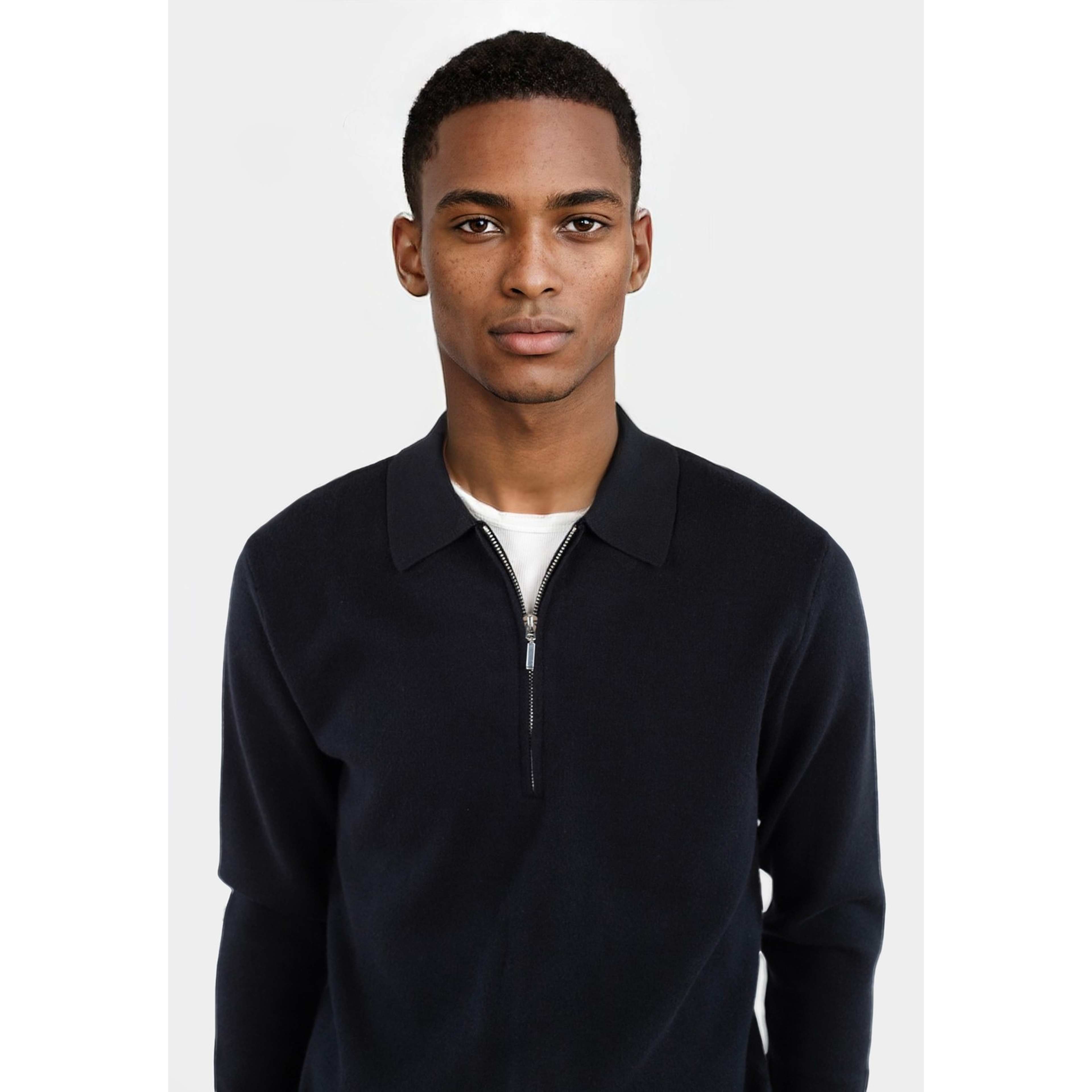 Caleb Knitted Half Zip