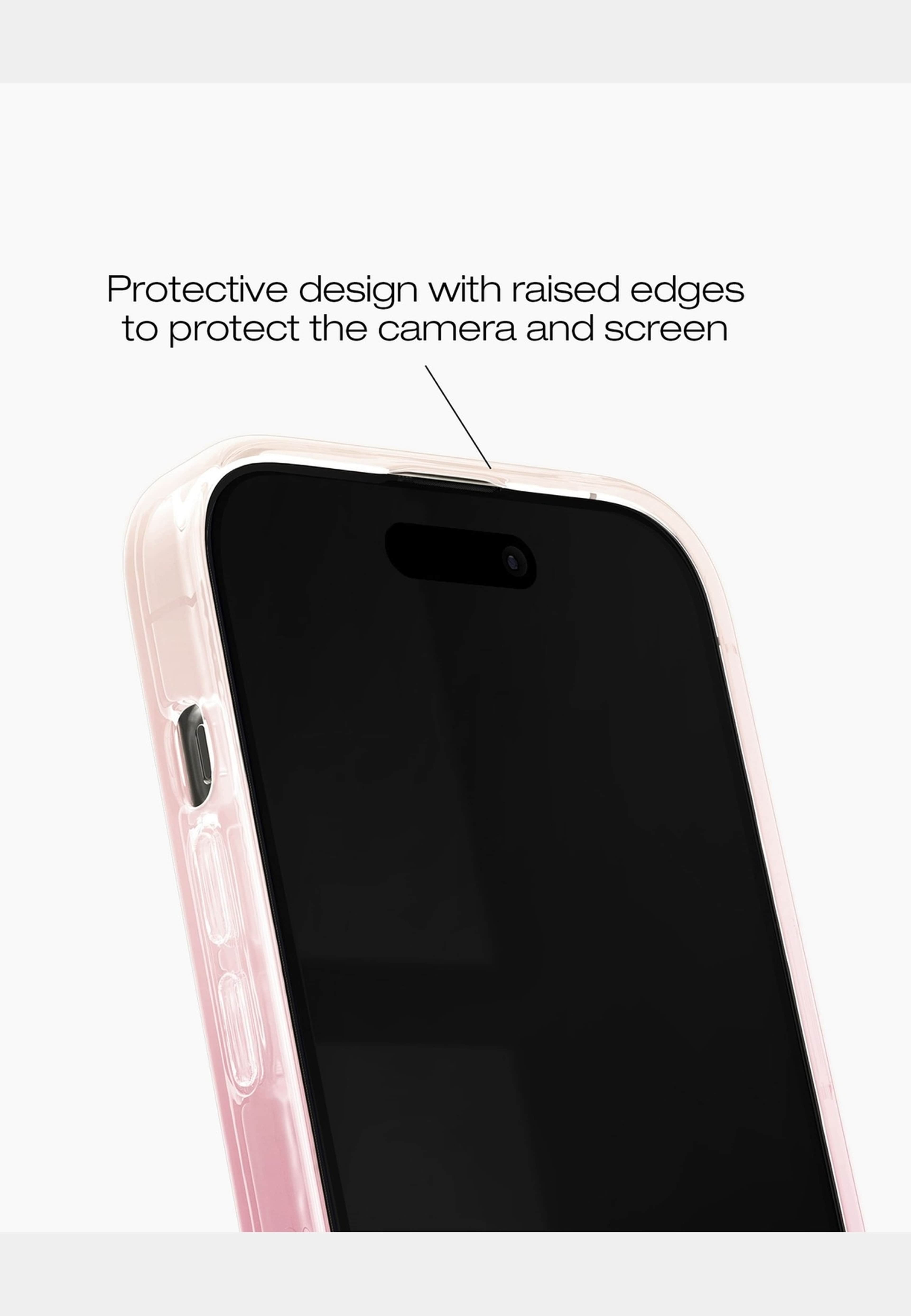 Clear Case Magsafe Iphone Rose Blush, från Ideal Of Sweden, i färgen pink. Klicka för att öppna bilden i stort format