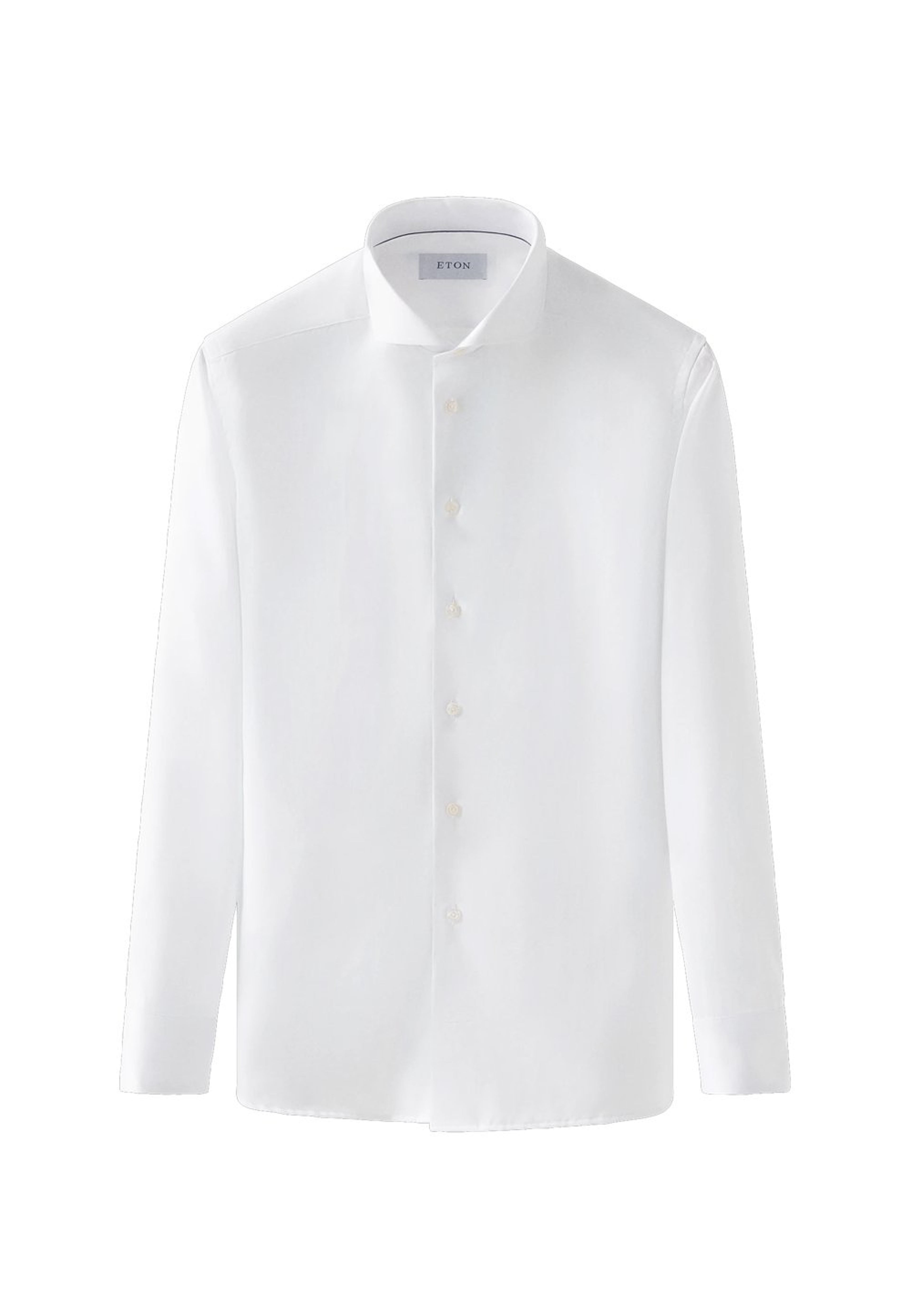 Signature Twill-skjorta Slim Fit, Extreme Cut Away-krage