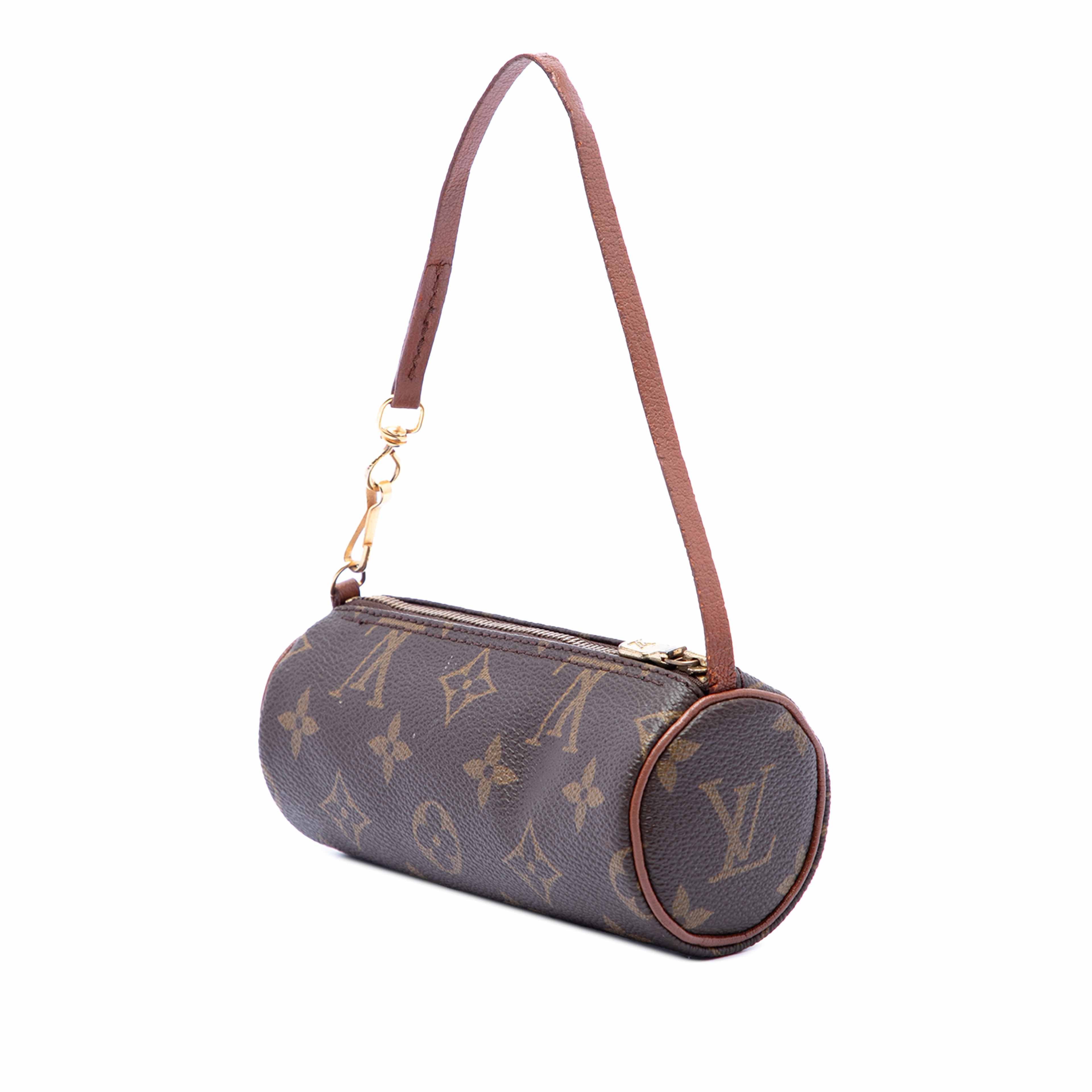 Louis Vuitton Monogram Papillon Pochette, från Luxclusif, i färgen brun. Klicka för att öppna bilden i stort format