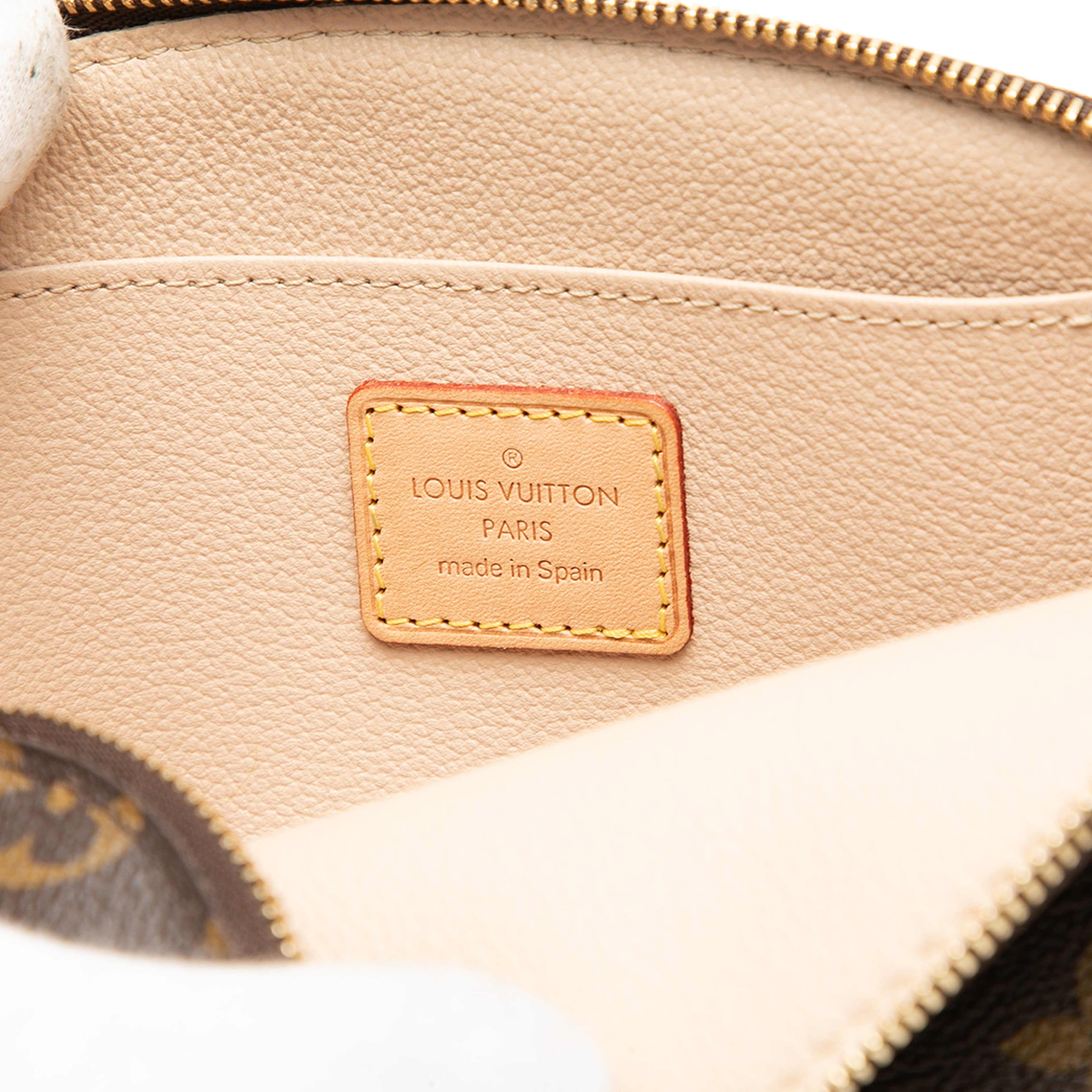 Louis Vuitton Monogram Cosmetic Pouch Pm, från Luxclusif, i färgen brown. Klicka för att öppna bilden i stort format