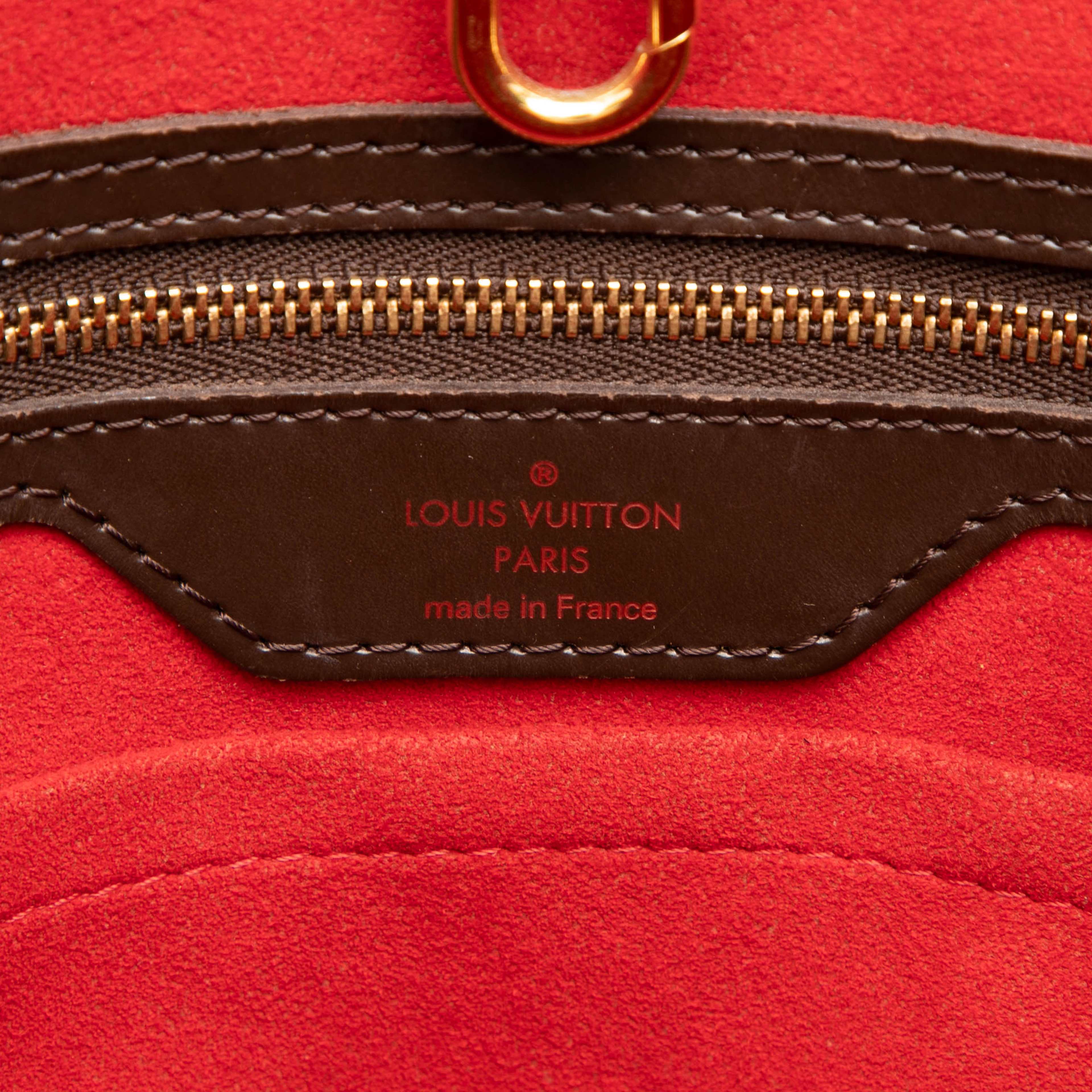 Louis Vuitton Damier Ebene Hampstead Mm, från Luxclusif, i färgen brun. Klicka för att öppna bilden i stort format