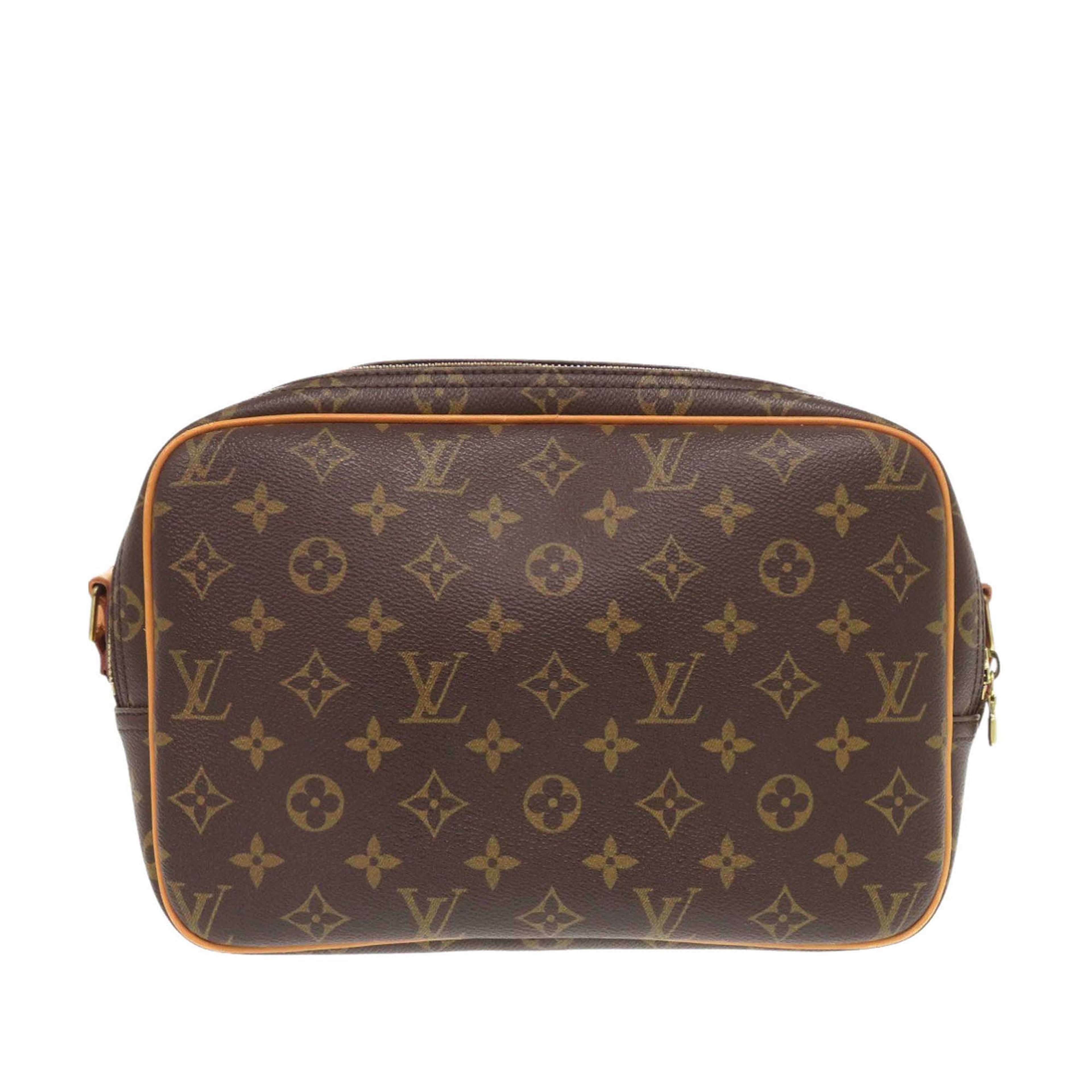 Louis Vuitton Monogram Reporter Pm, från Luxclusif, i färgen brun. Klicka för att öppna bilden i stort format