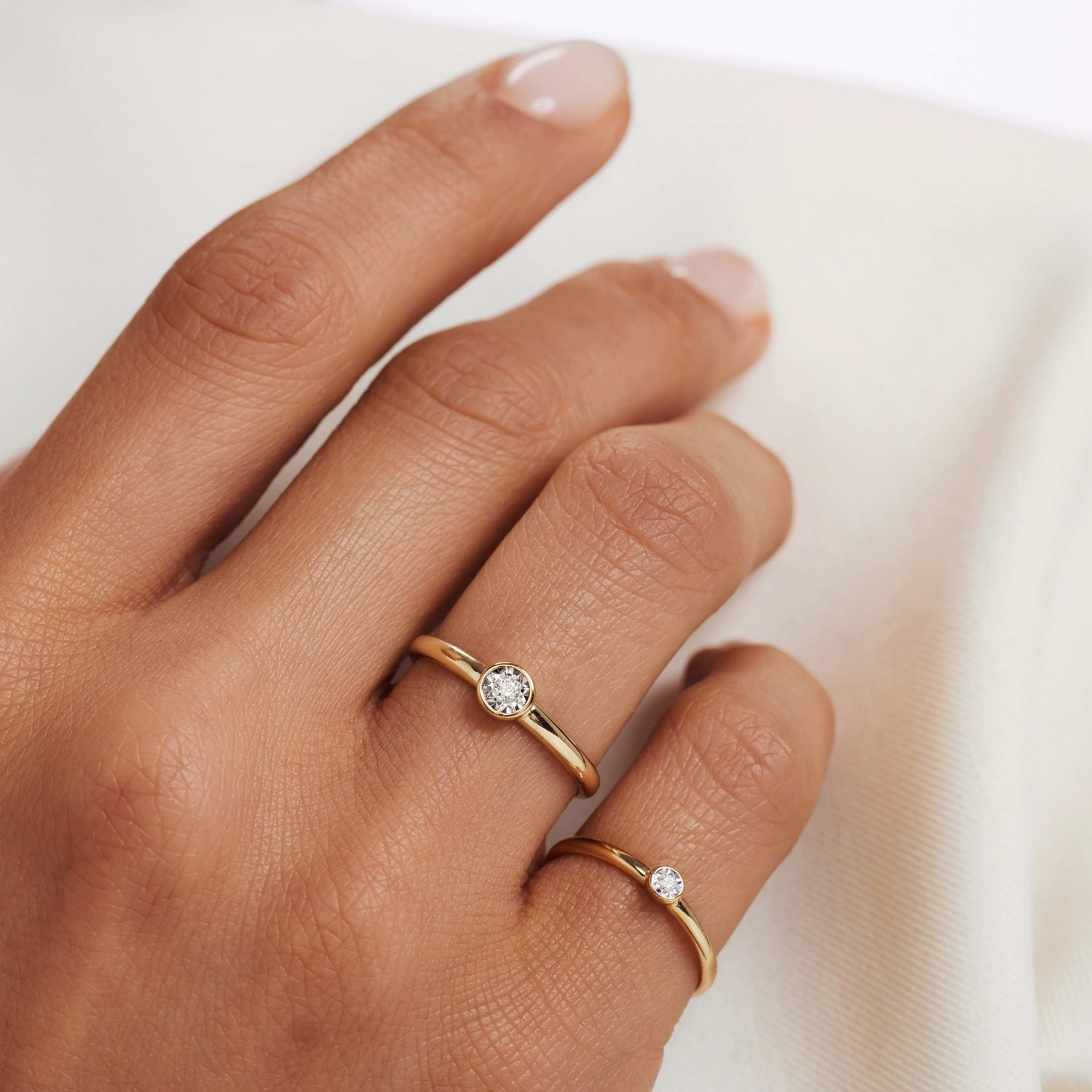 De La Paix 14 Karat Guld Ring