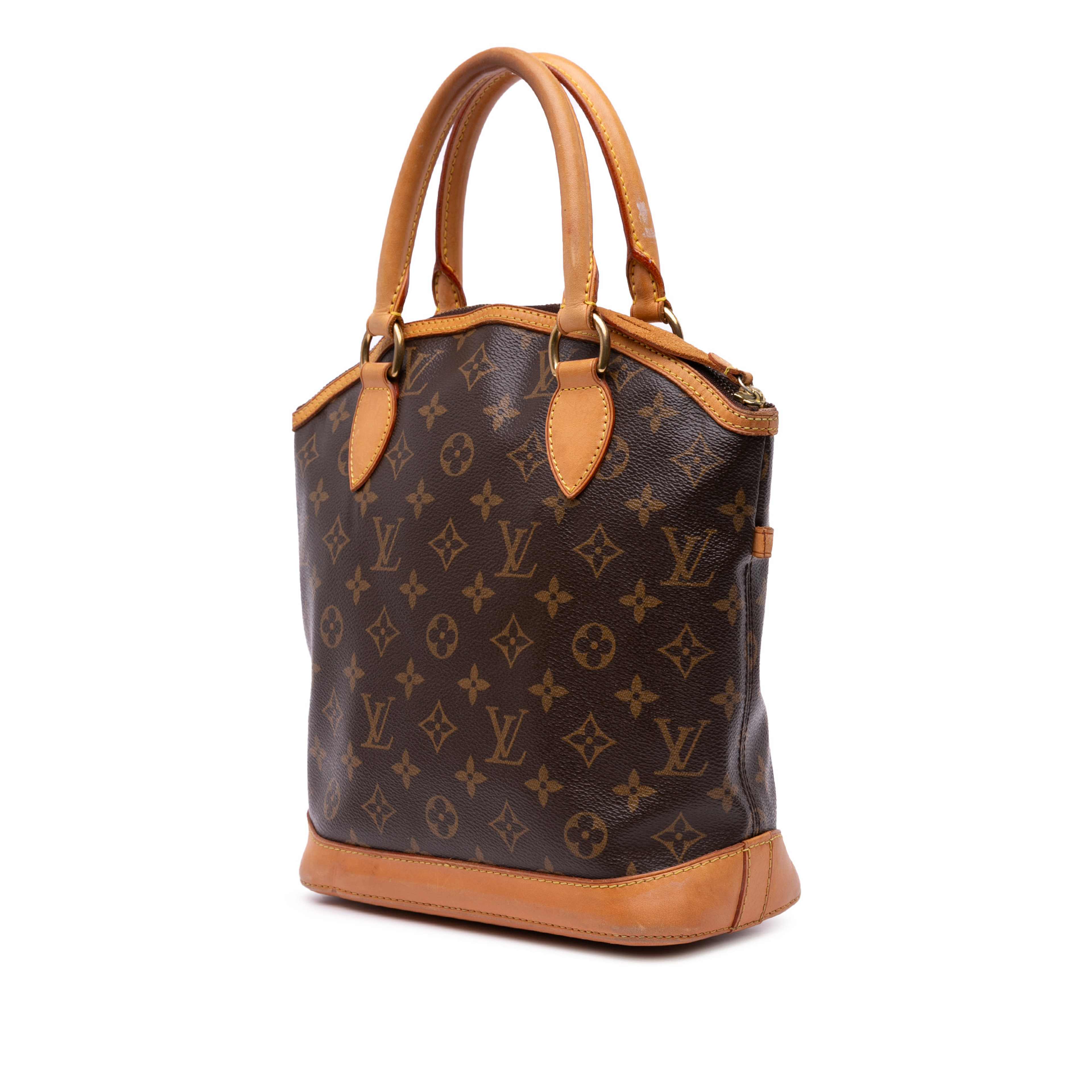 Louis Vuitton Monogram Lockit Pm, från Luxclusif, i färgen brown. Klicka för att öppna bilden i stort format