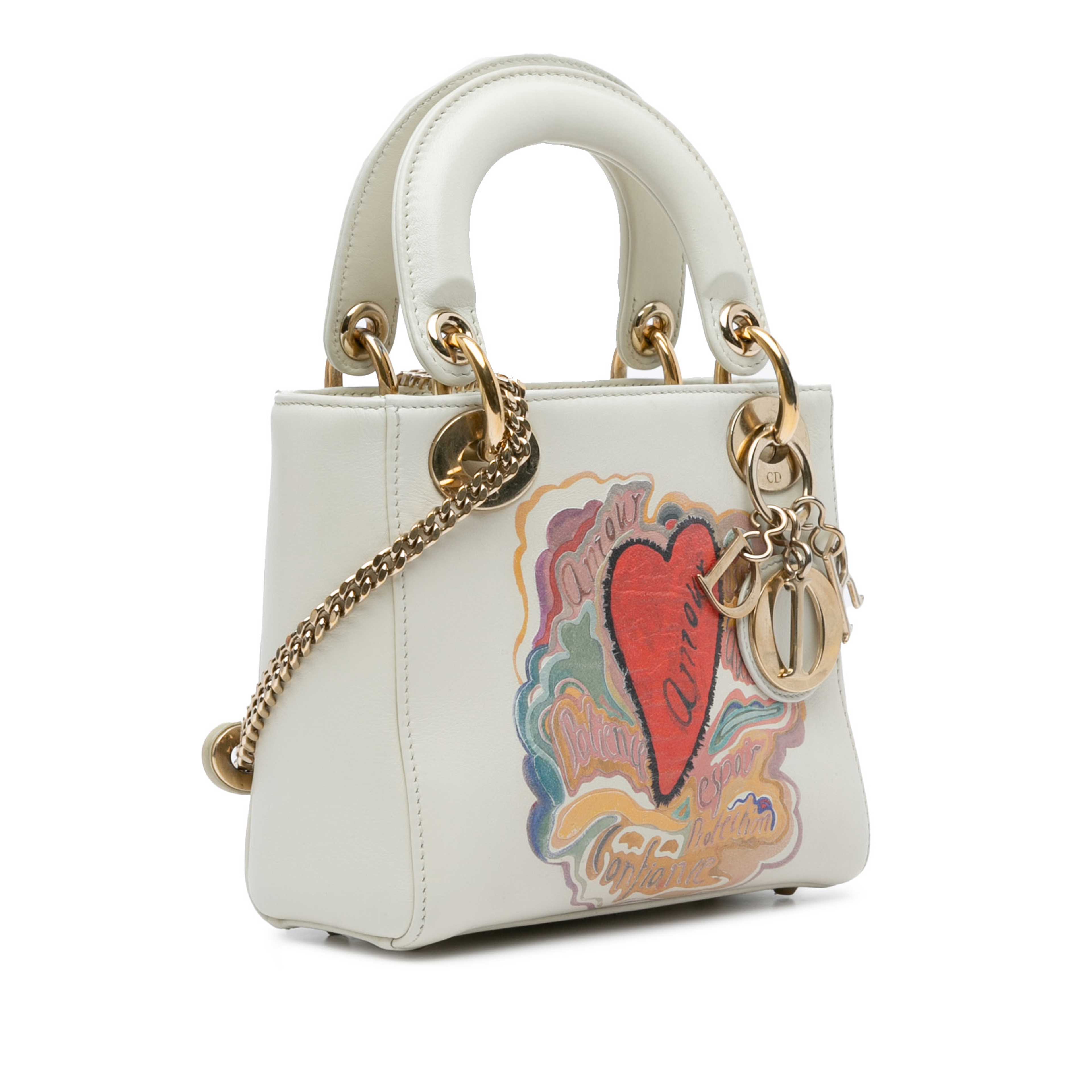 Dior Niki De Saint Phalle Mini Calfskin Dioramour Lady Dior