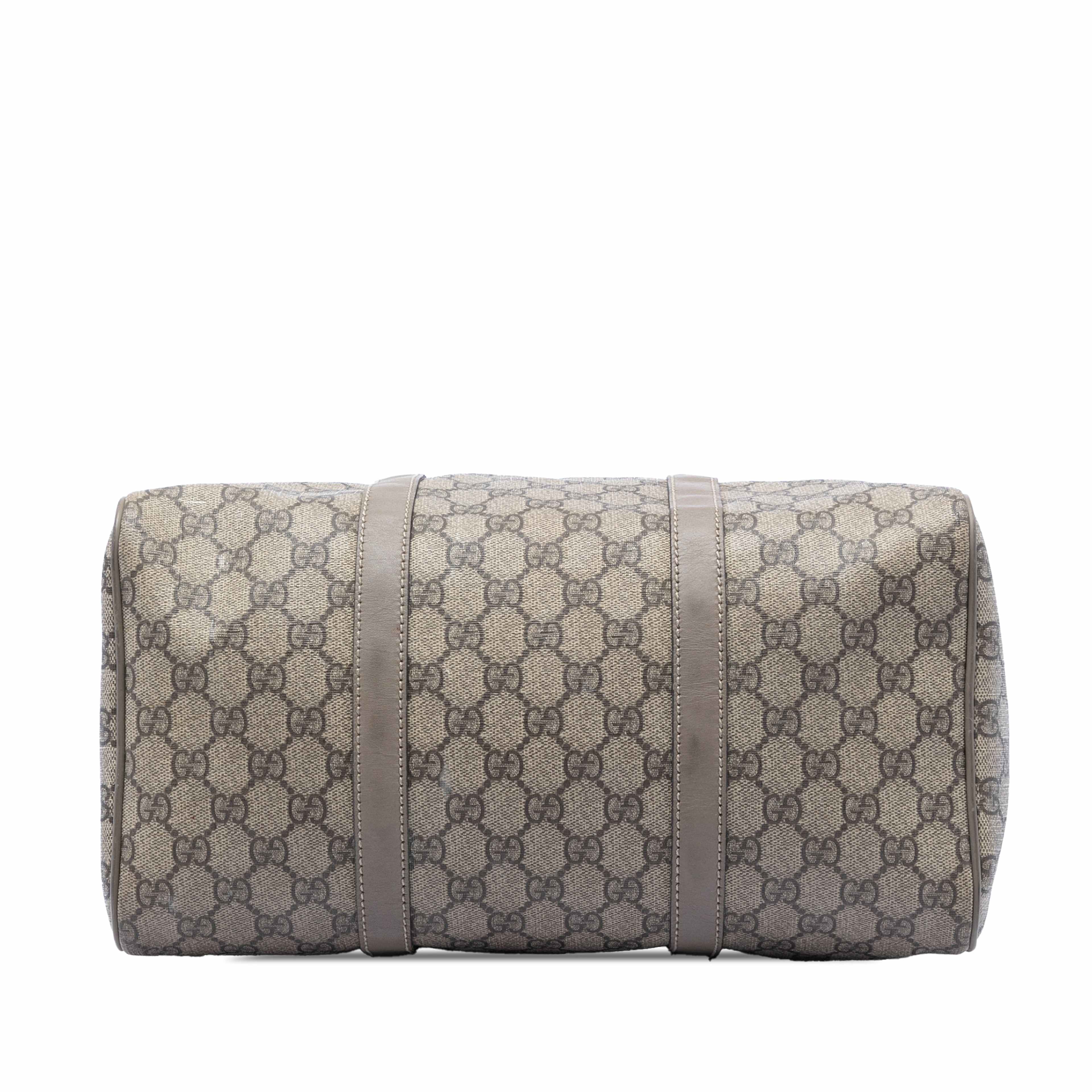 Gucci Medium Gg Supreme Joy Boston Bag, från Luxclusif, i färgen beige. Klicka för att öppna bilden i stort format