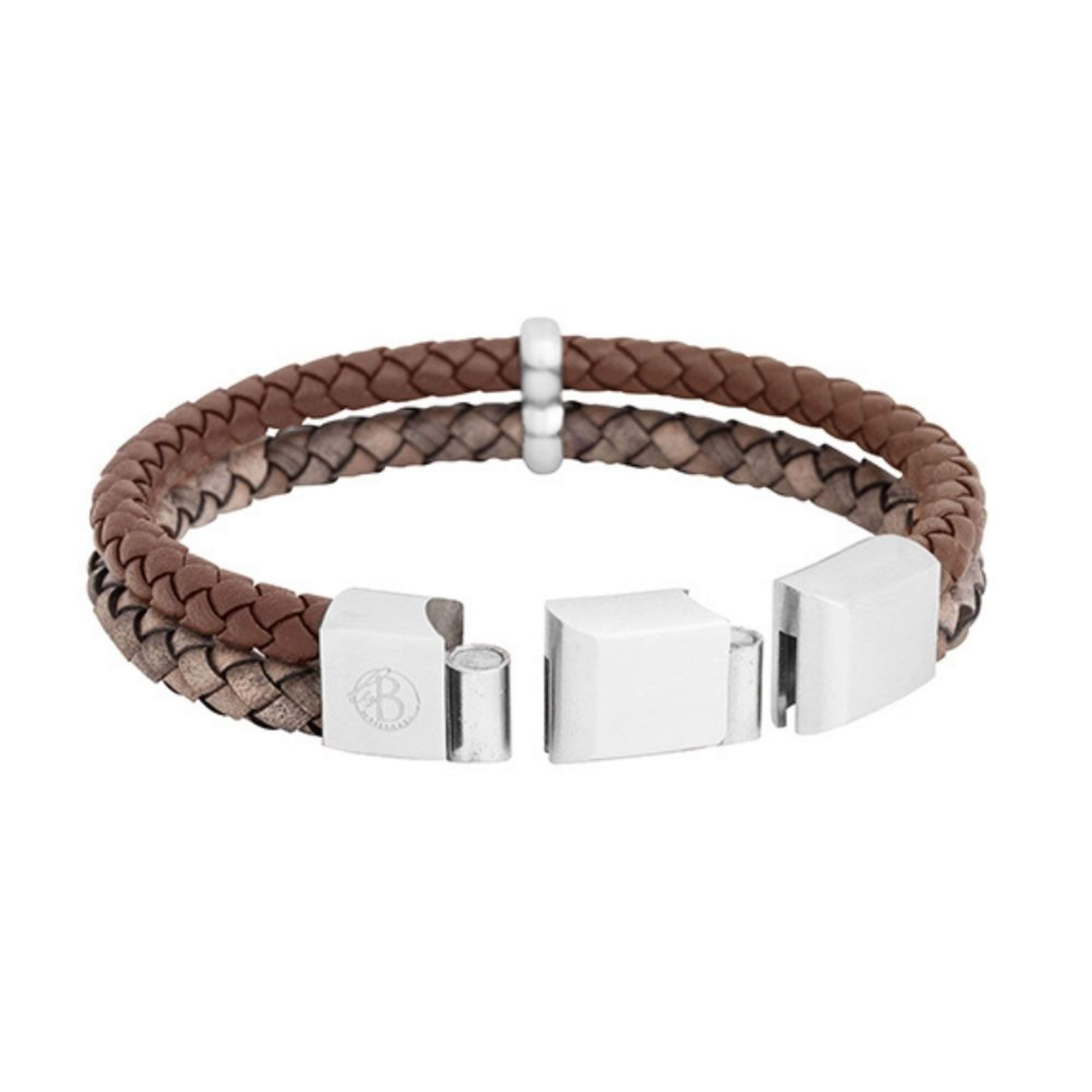 Leith Leather Bracelet Brown