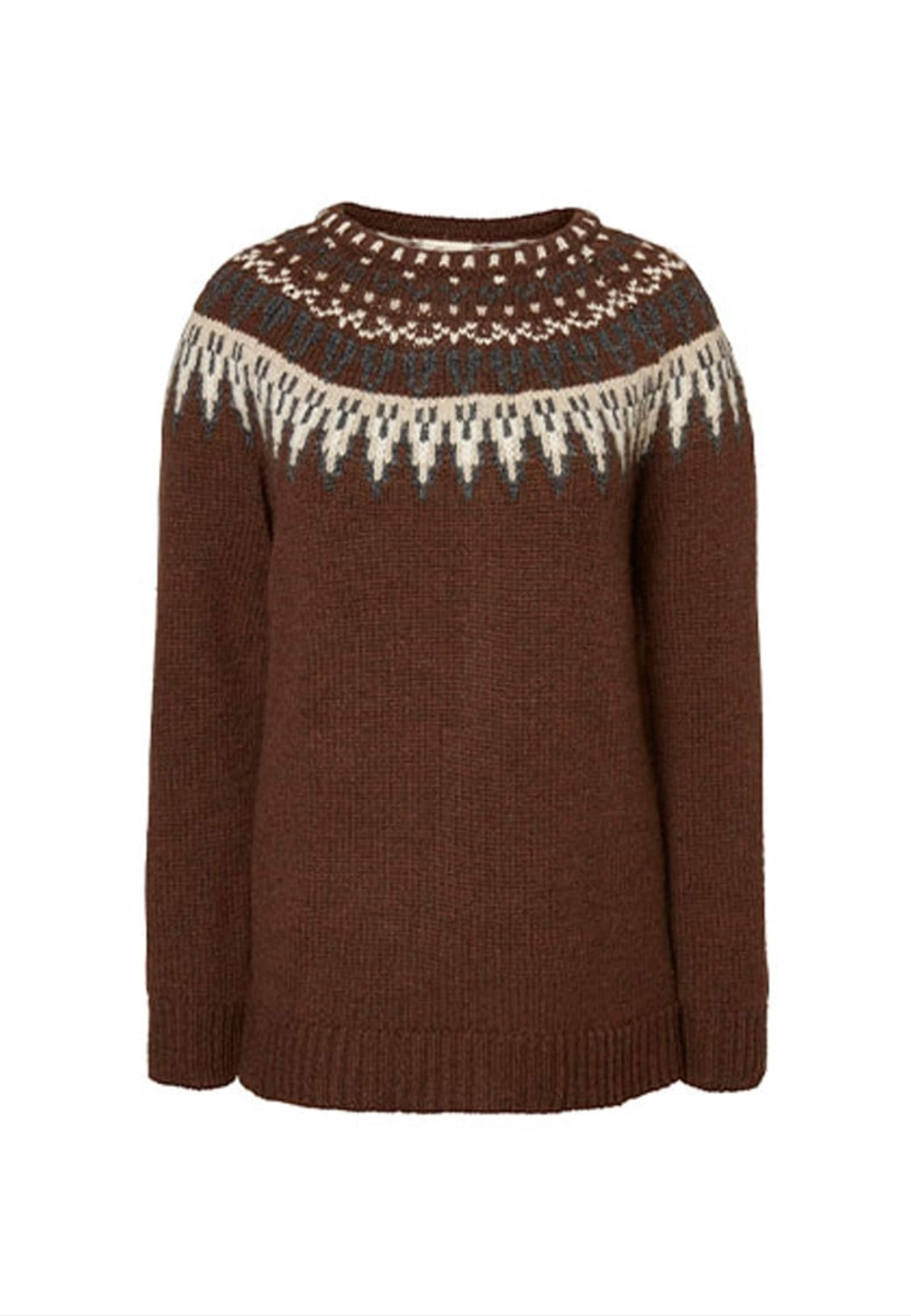 Veda Jumper, från Jumperfabriken, i färgen brown. Klicka för att öppna bilden i stort format