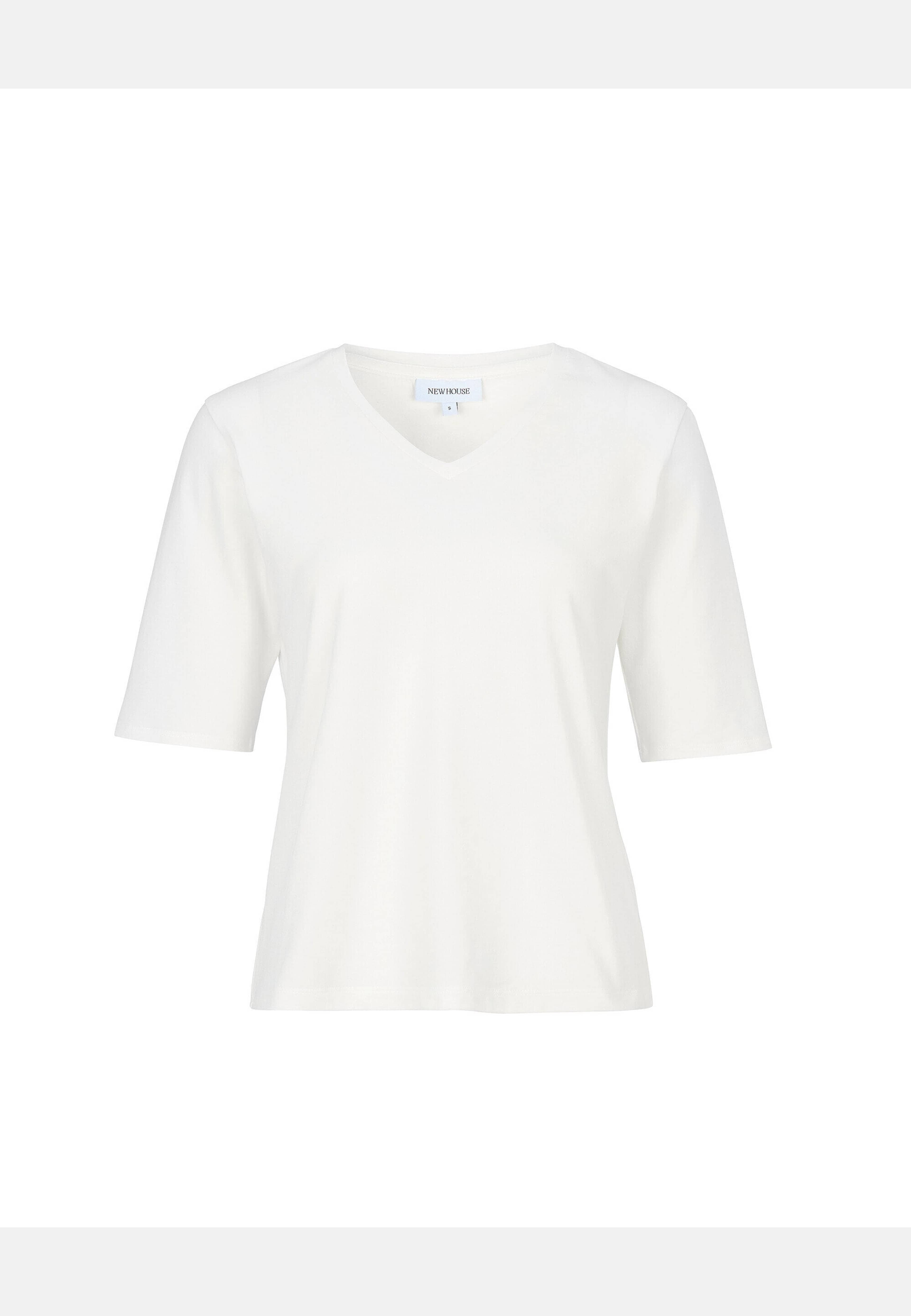 Nike V-neck Top, från Newhouse, i färgen offwhite. Klicka för att öppna bilden i stort format