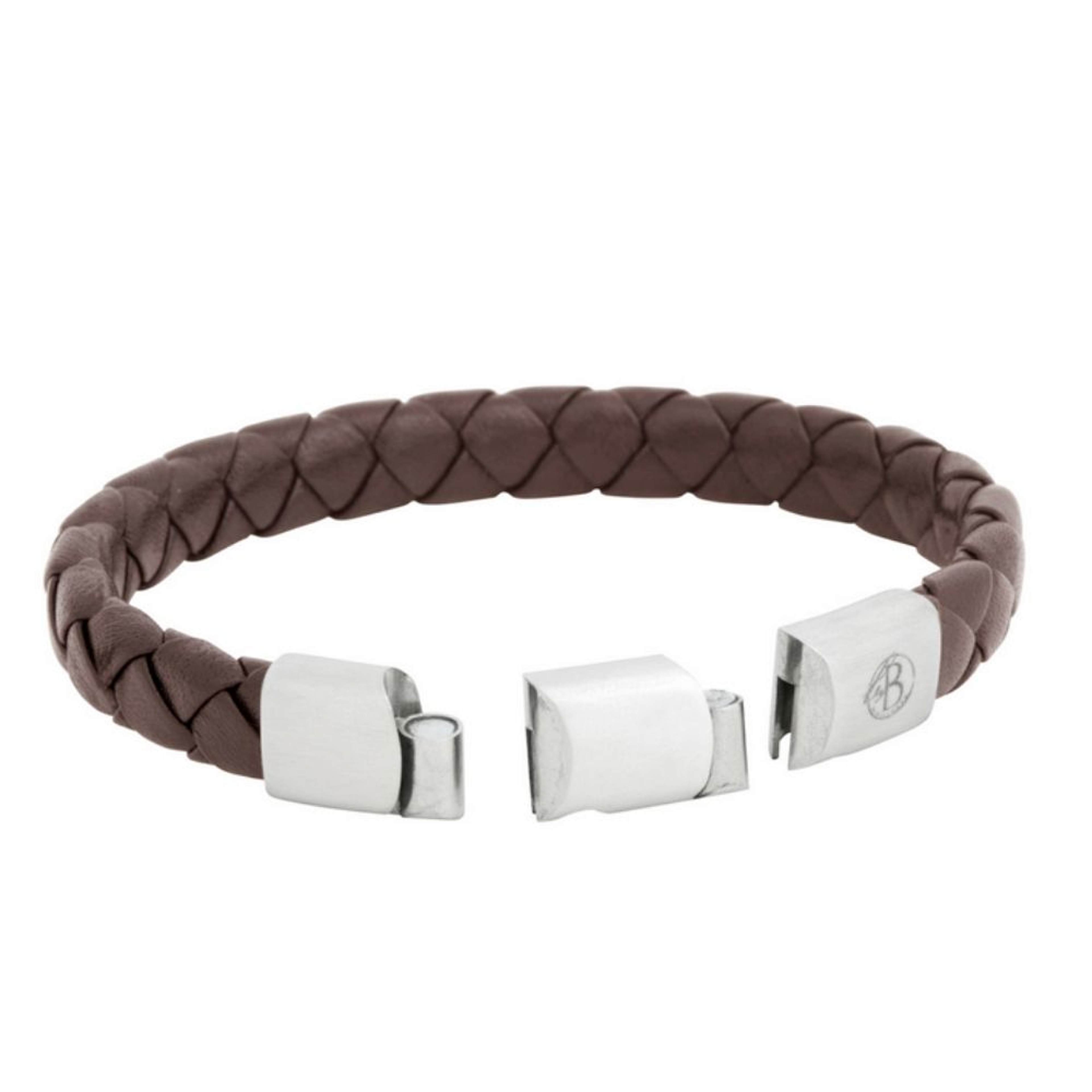 Leonard Leather Bracelet Brown