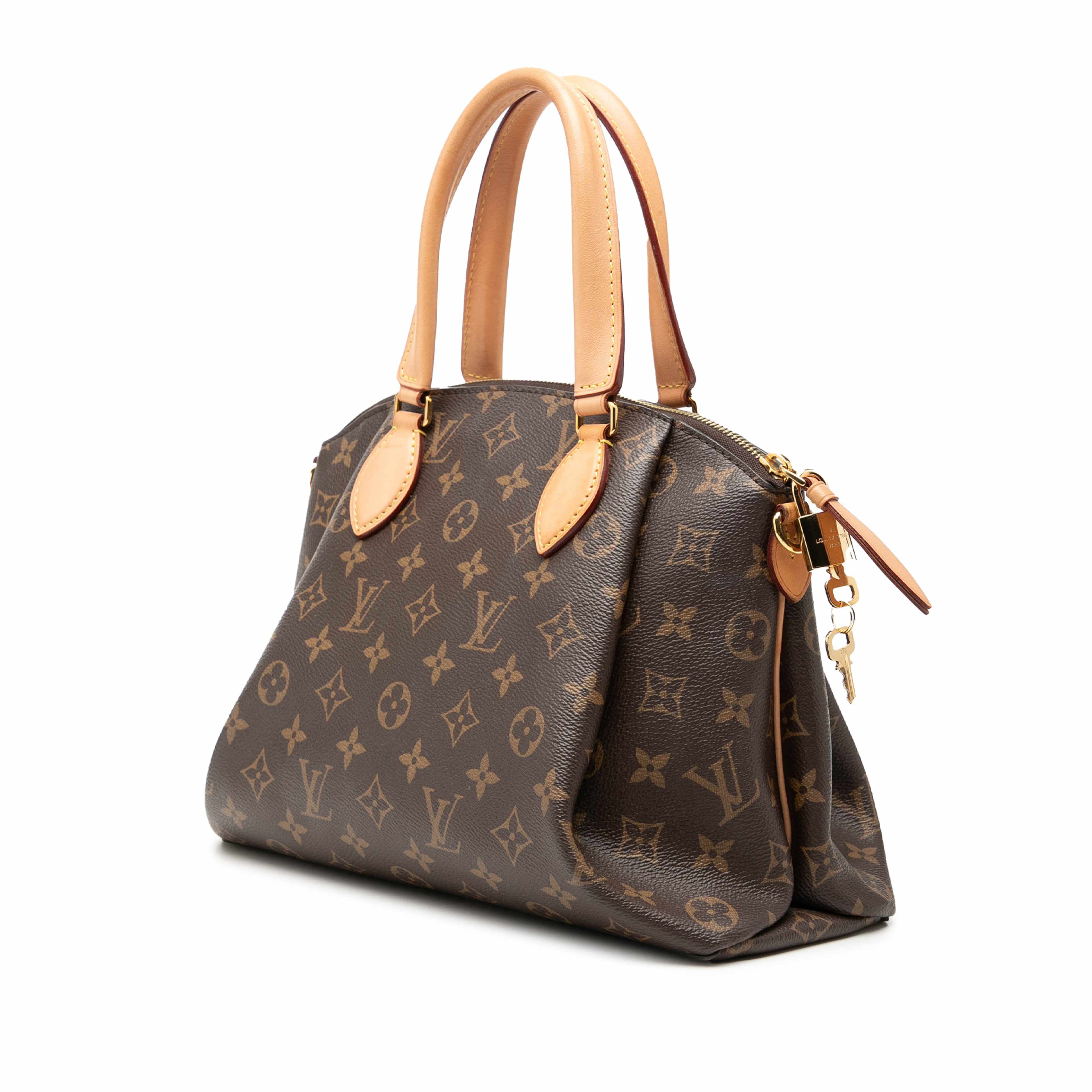Louis Vuitton Monogram Rivoli Pm, från Luxclusif, i färgen brown. Klicka för att öppna bilden i stort format