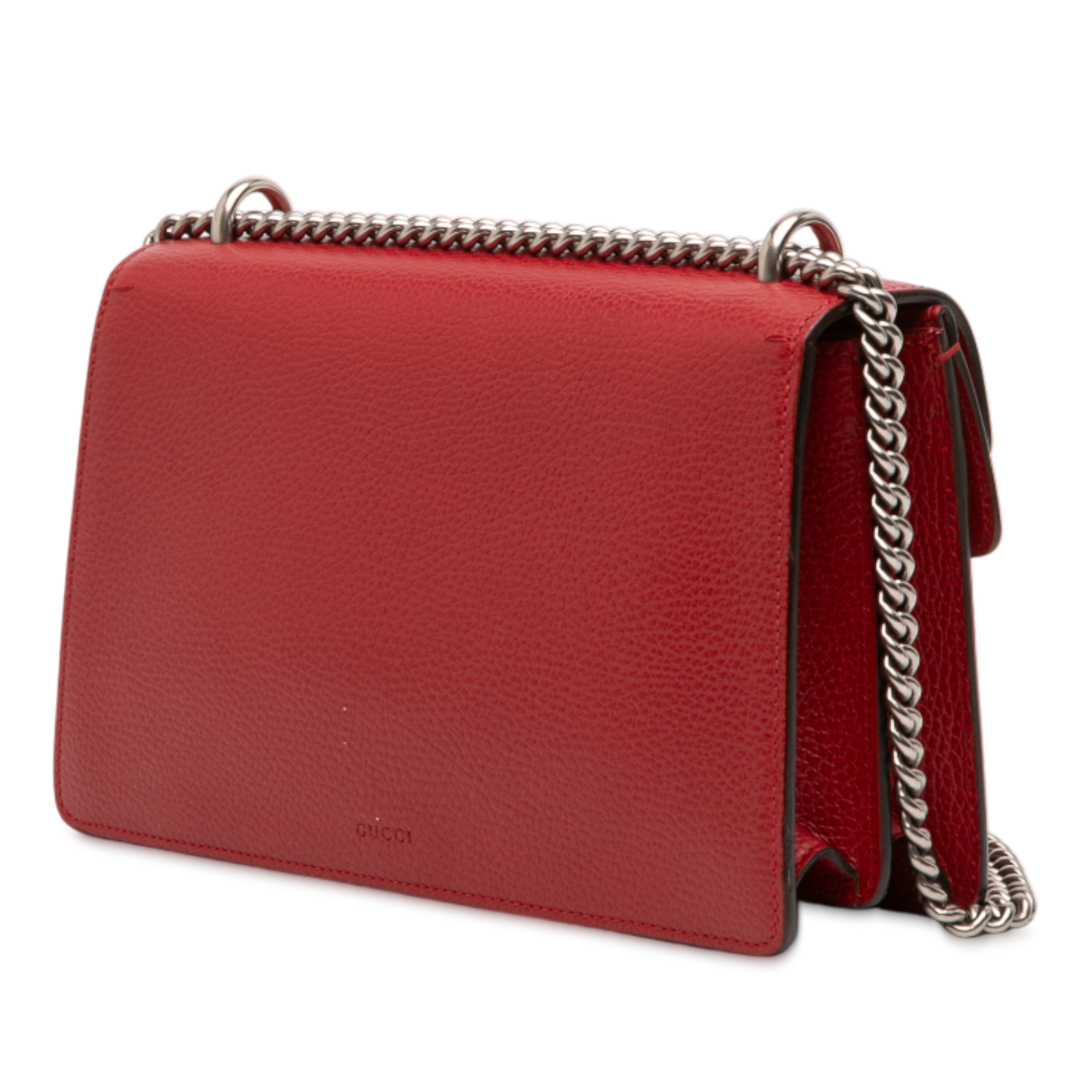 Gucci Medium Calfskin Dionysus Shoulder Bag, från Luxclusif, i färgen röd. Klicka för att öppna bilden i stort format