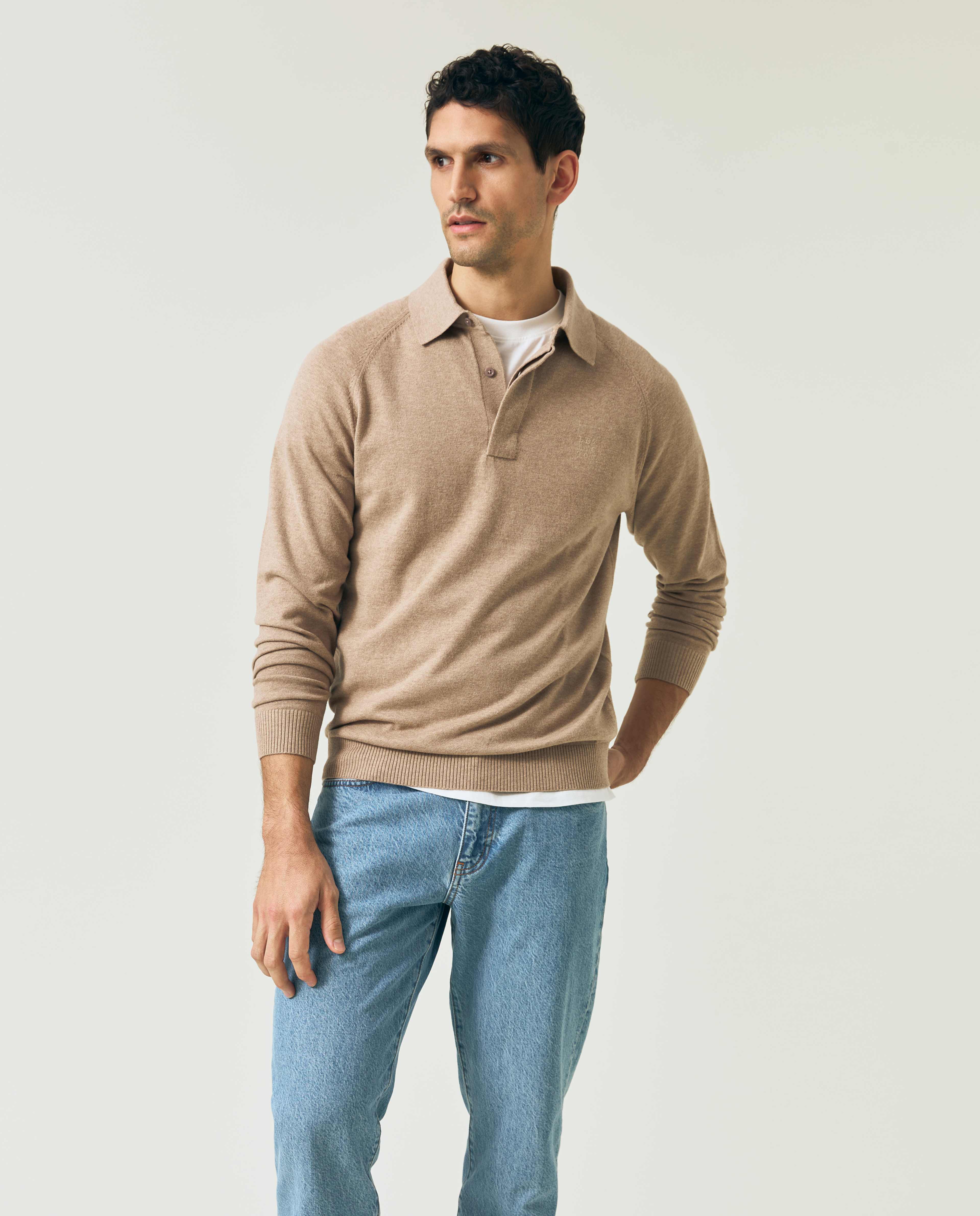 Extra-fine Merino Blend Rugby Shirt