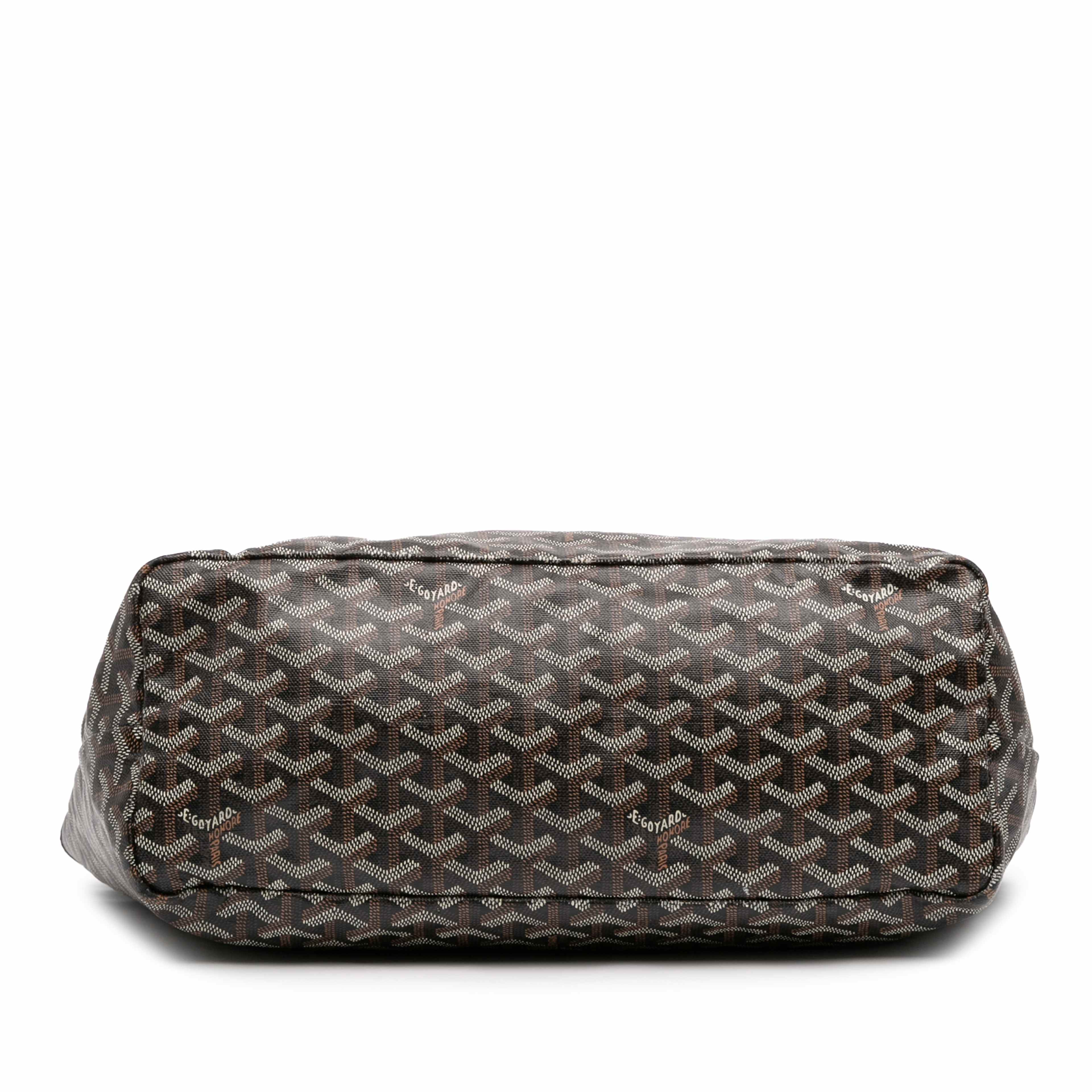 Goyard Goyardine Saint Louis Pm, från Luxclusif, i färgen svart. Klicka för att öppna bilden i stort format