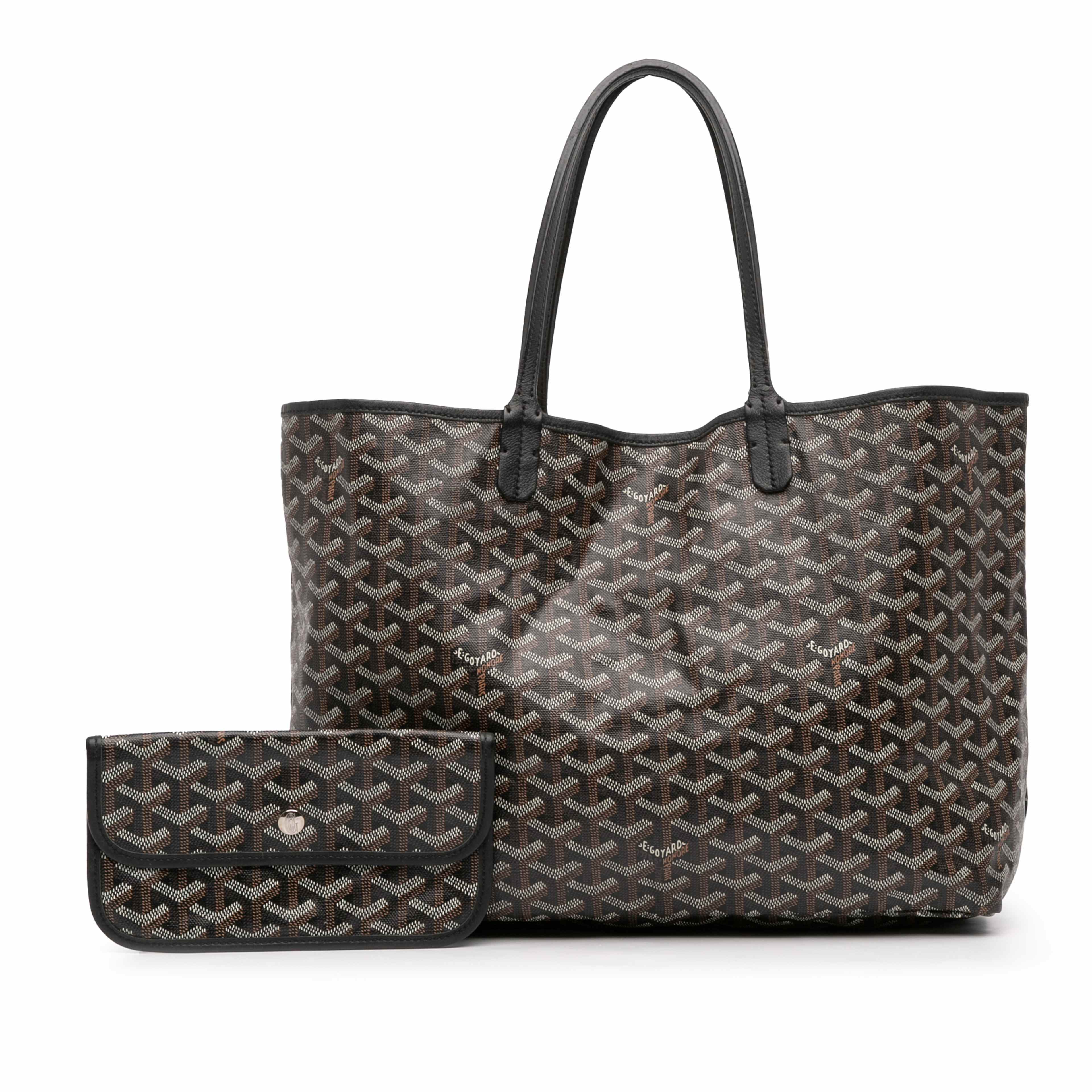 Goyard Goyardine Saint Louis Pm, från Luxclusif, i färgen svart. Klicka för att öppna bilden i stort format