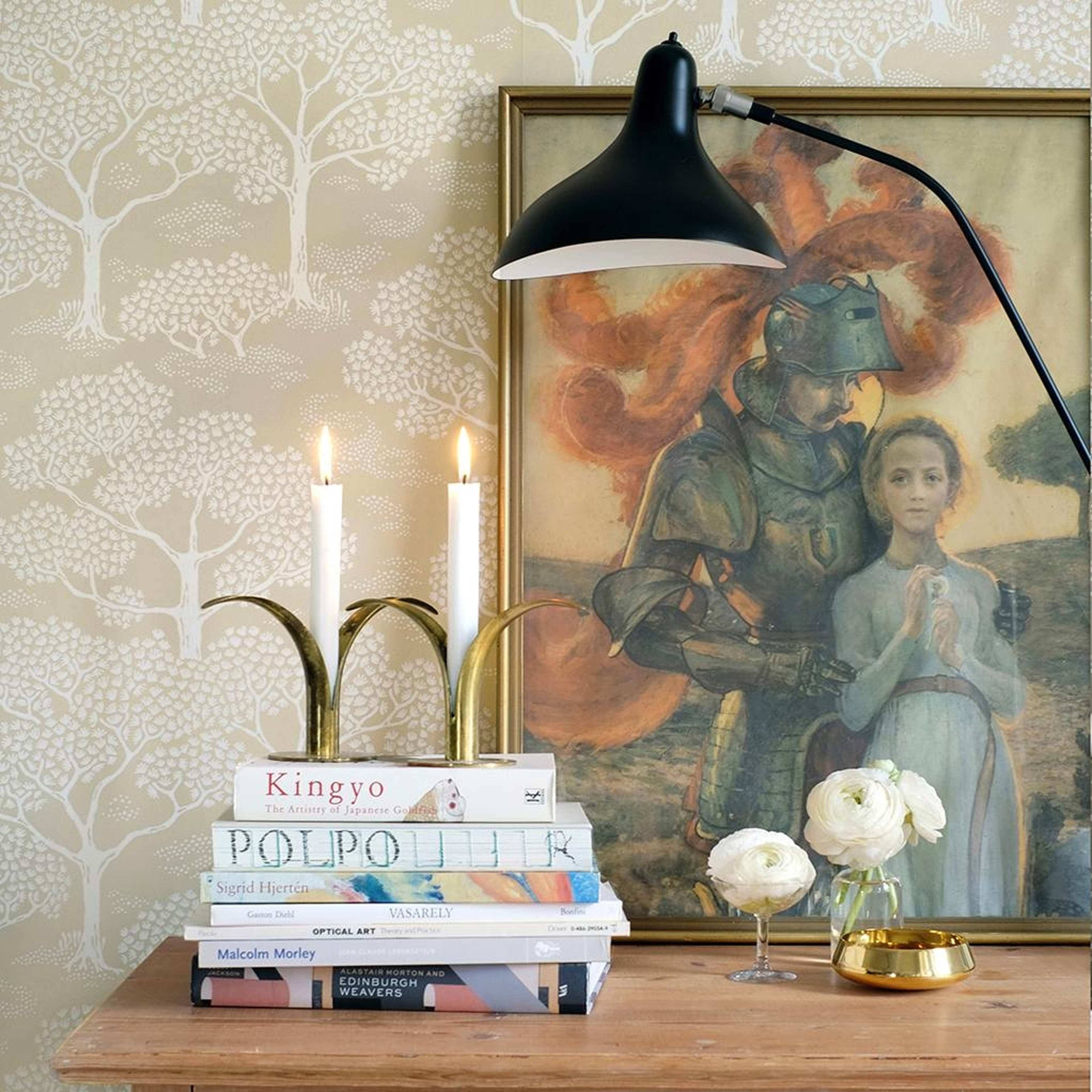 Tapet Woodland Notes - Rye Yellow