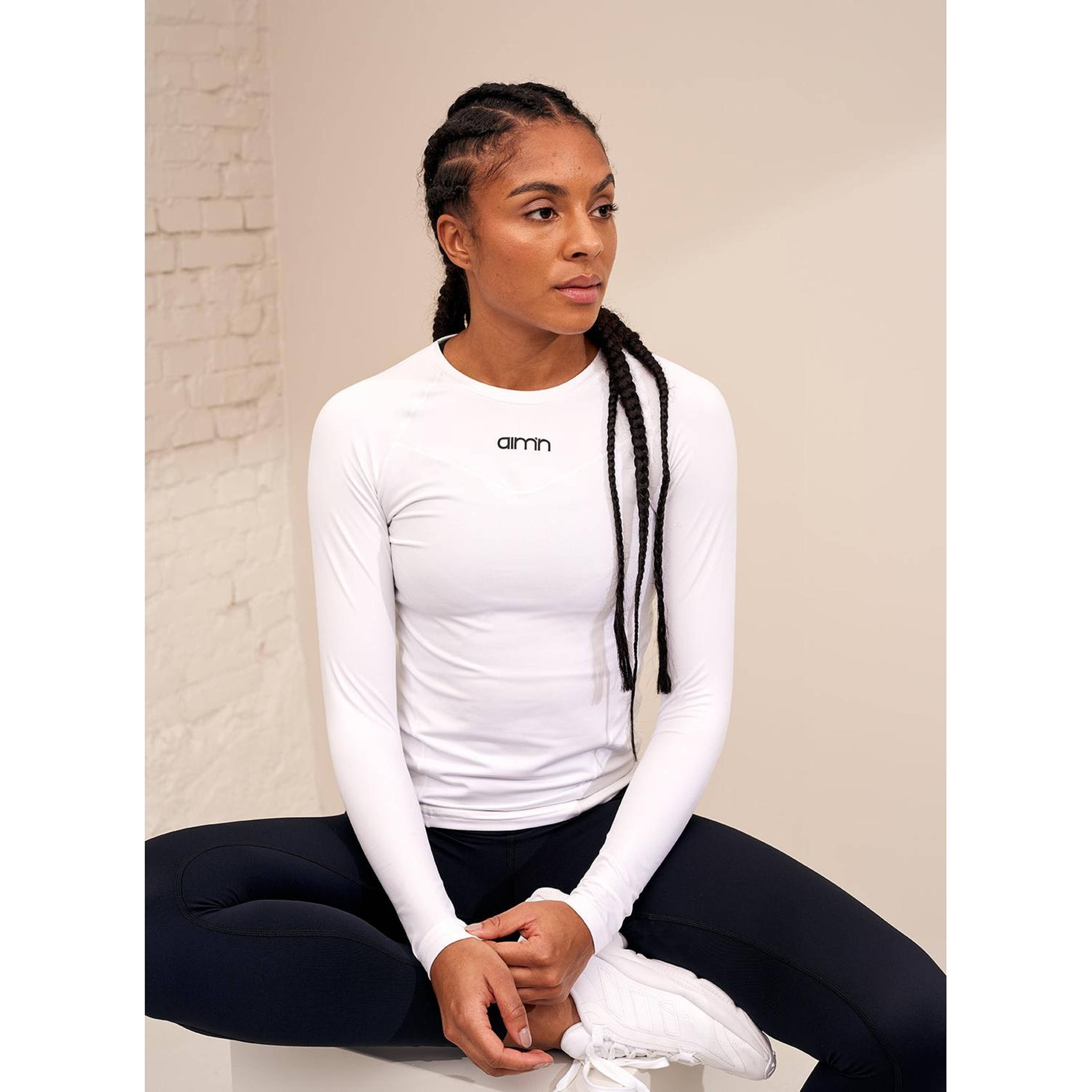 White Soft Basic Long Sleeve