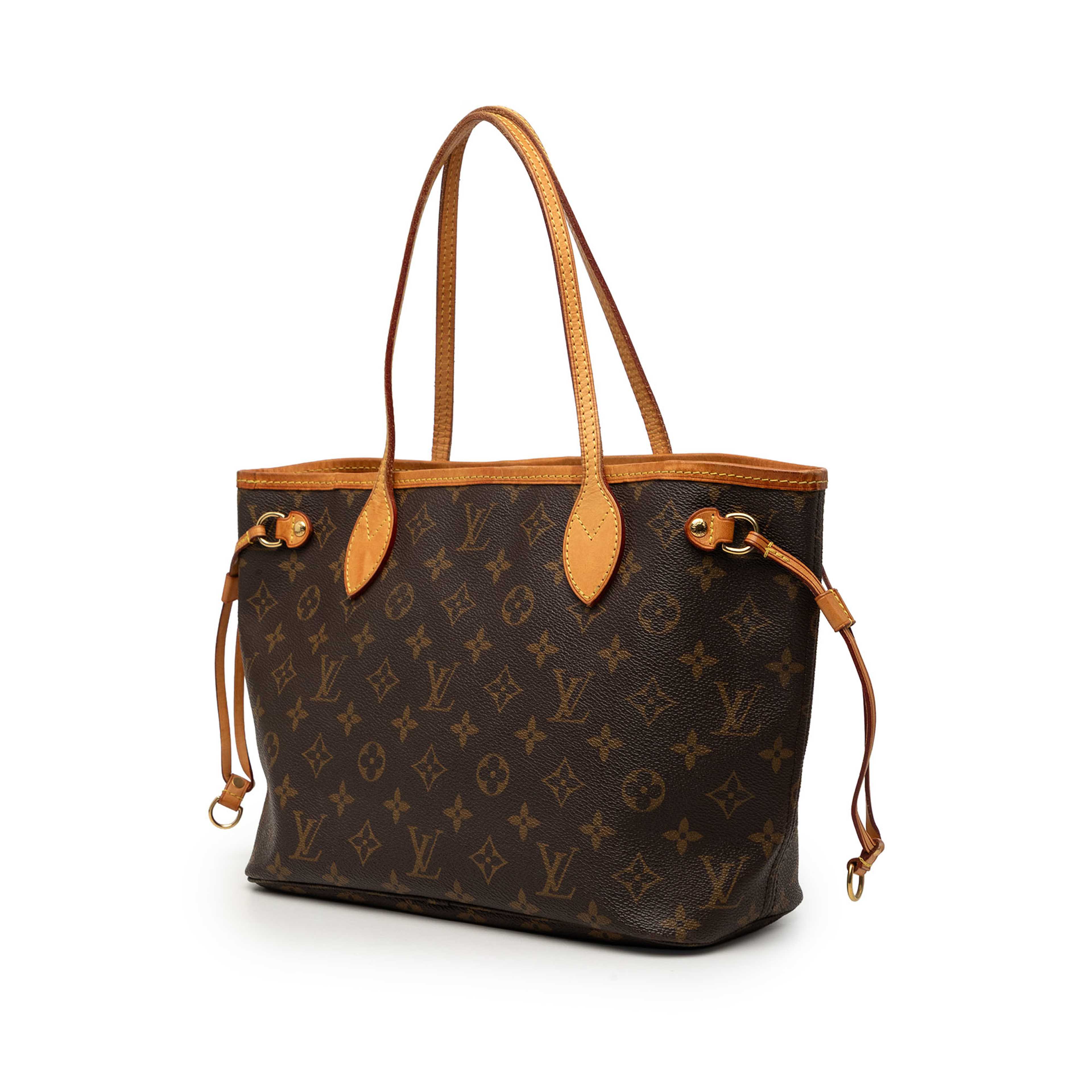 Louis Vuitton Monogram Neverfull Pm, från Luxclusif, i färgen brun. Klicka för att öppna bilden i stort format