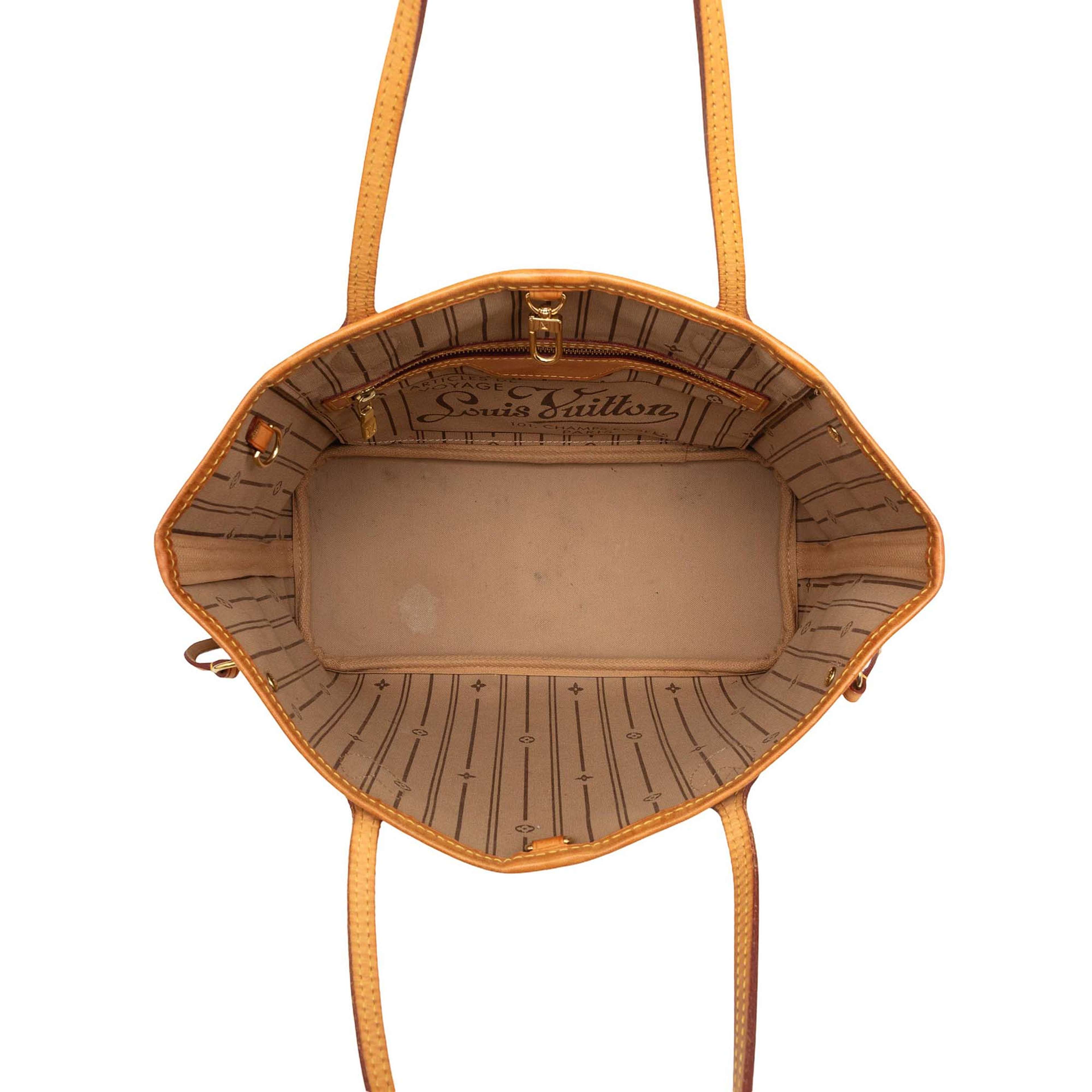 Louis Vuitton Monogram Neverfull Pm, från Luxclusif, i färgen brun. Klicka för att öppna bilden i stort format