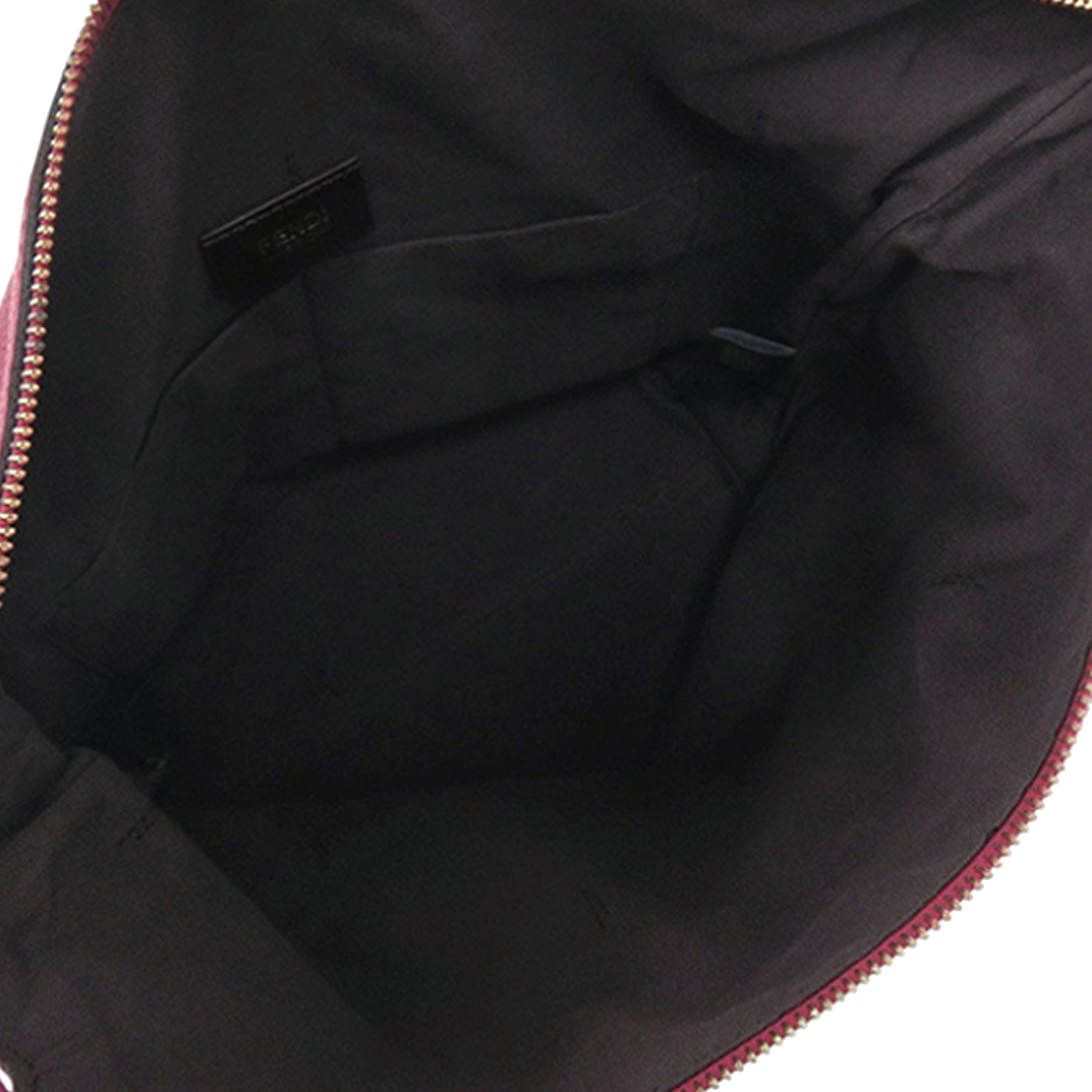 Fendi Small Leather Double Handle Tote, från Luxclusif, i färgen rosa. Klicka för att öppna bilden i stort format