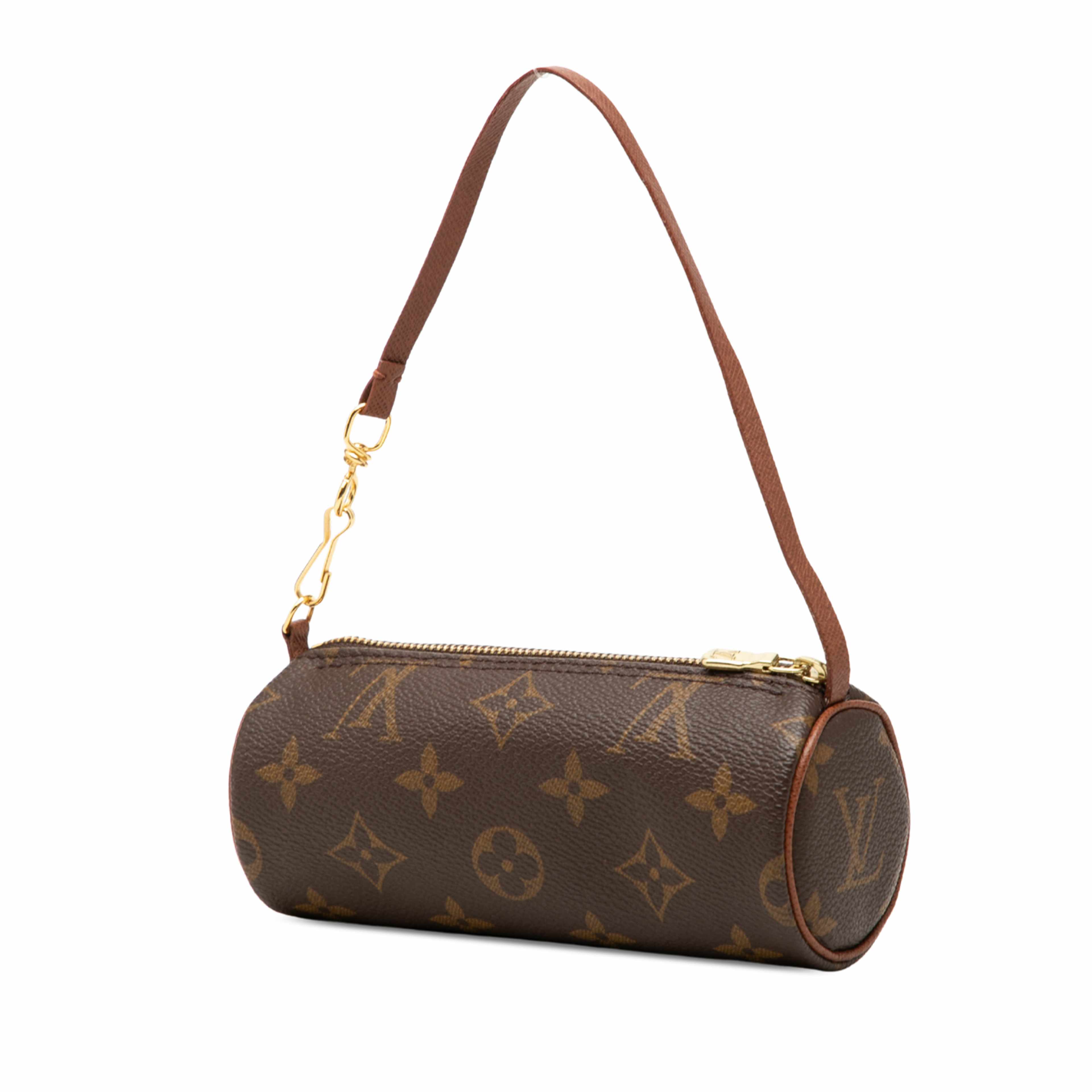 Louis Vuitton Monogram Papillon Pochette, från Luxclusif, i färgen brun. Klicka för att öppna bilden i stort format