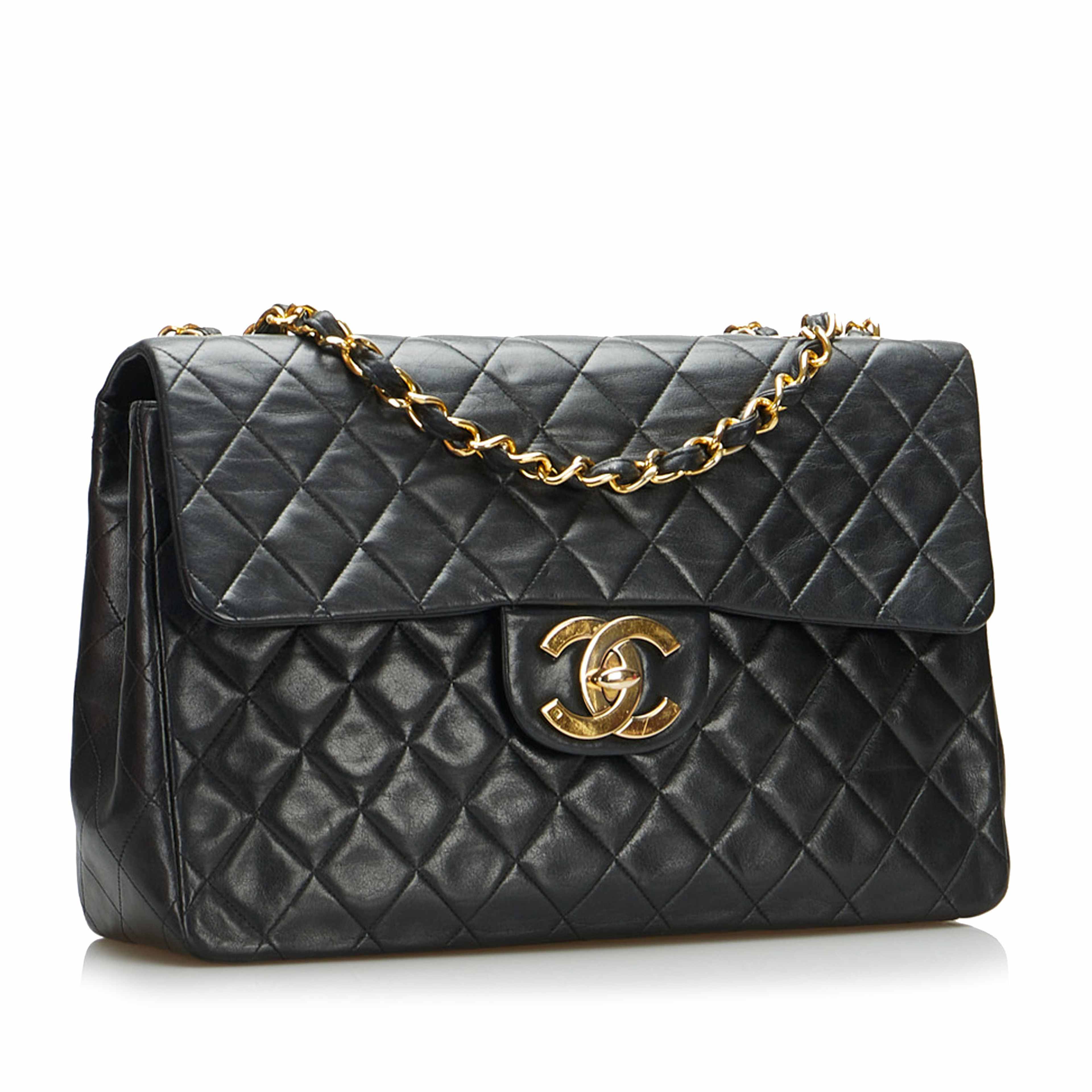 Chanel Maxi Xl Lambskin Single Flap