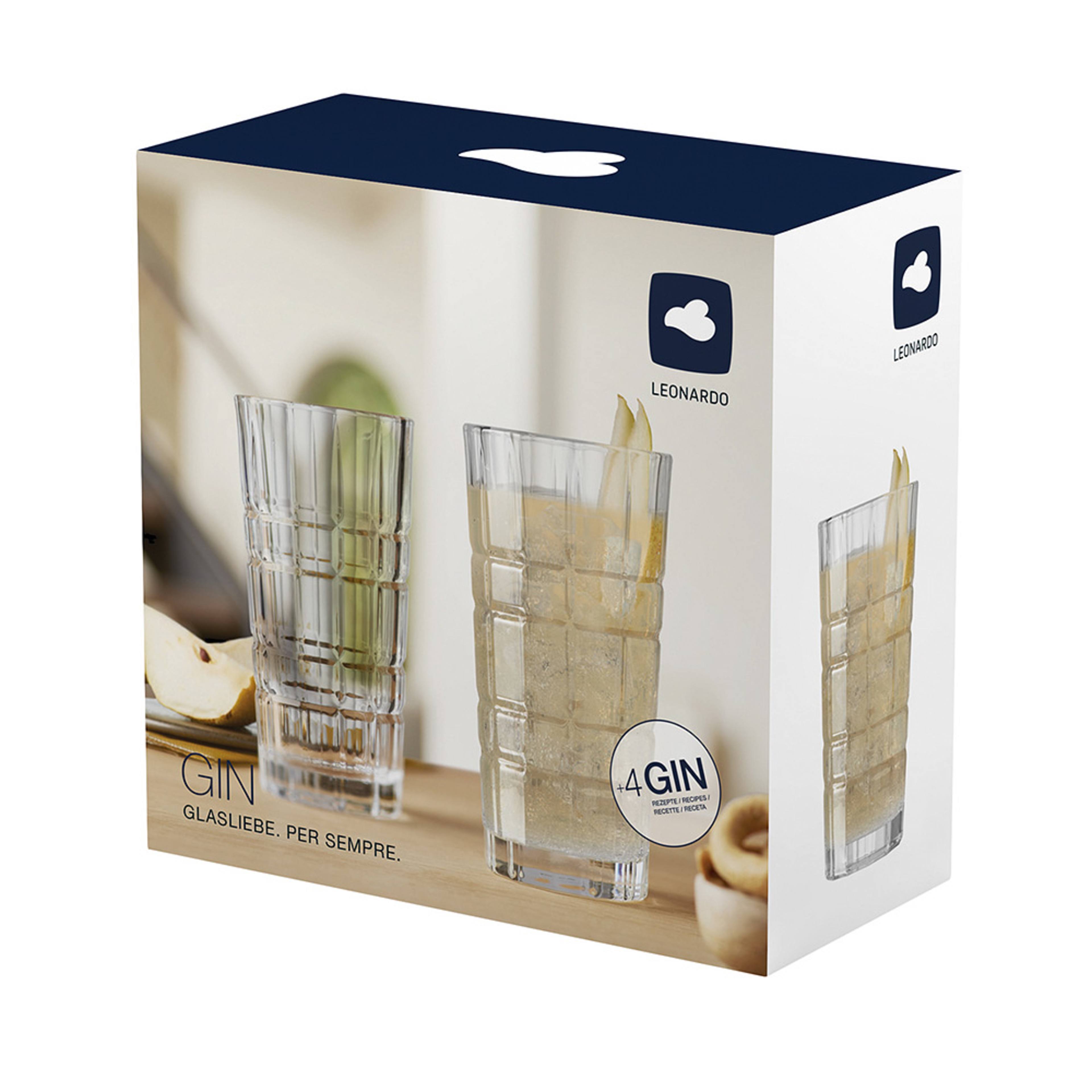 Ginglas, Högt 400ml Set/2