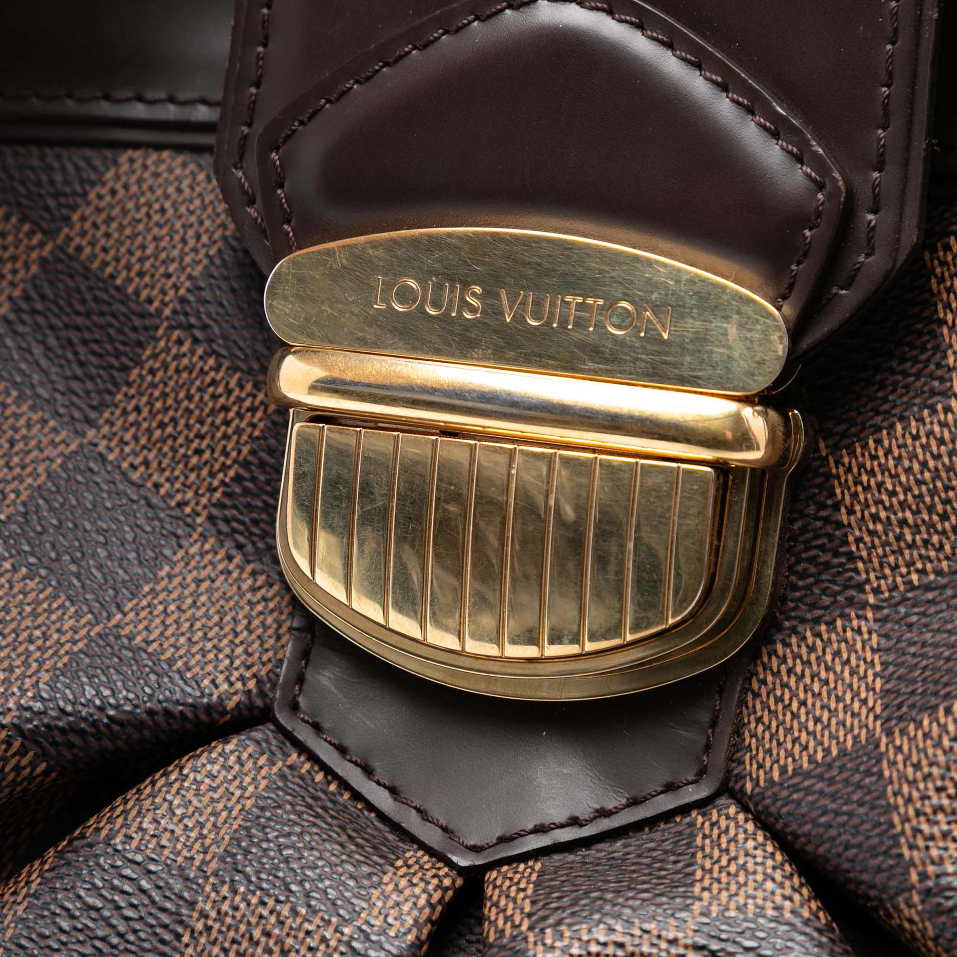 Louis Vuitton Damier Ebene Sistina Gm, från Luxclusif, i färgen brown. Klicka för att öppna bilden i stort format