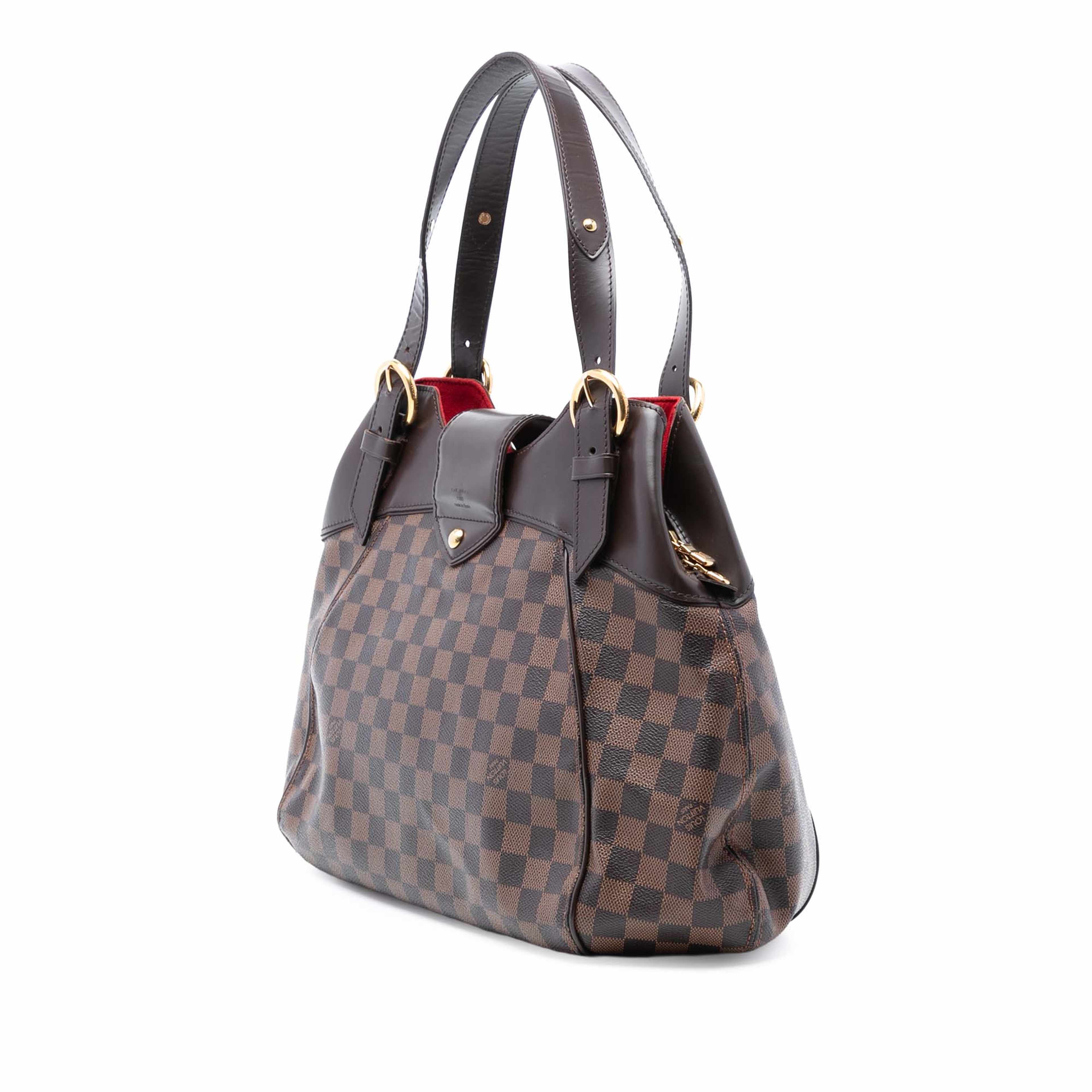Louis Vuitton Damier Ebene Sistina Gm, från Luxclusif, i färgen brown. Klicka för att öppna bilden i stort format