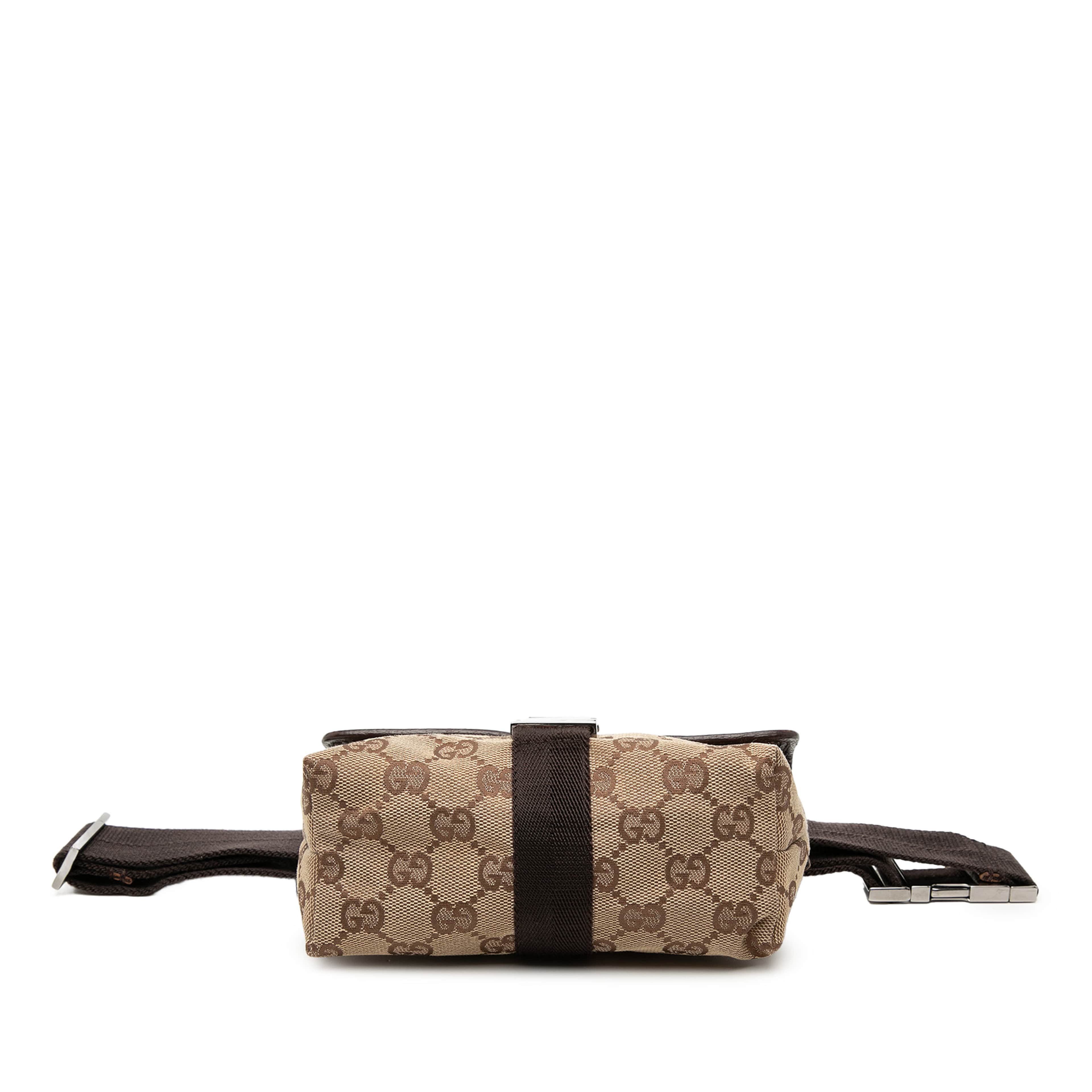 Gucci Gg Canvas Belt Bag, från Luxclusif, i färgen beige. Klicka för att öppna bilden i stort format