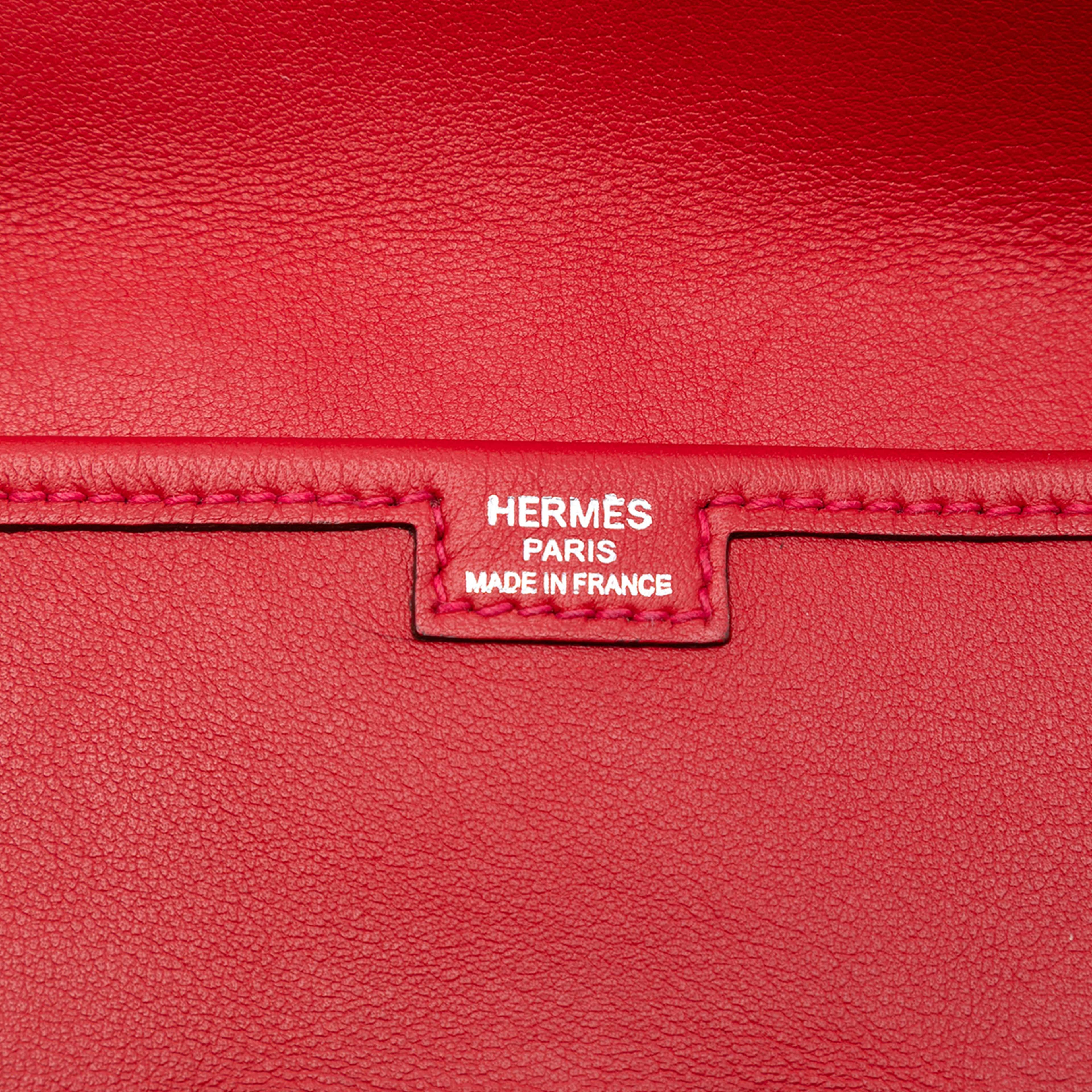Hermès Swift Jige Elan 29, från Luxclusif, i färgen red. Klicka för att öppna bilden i stort format