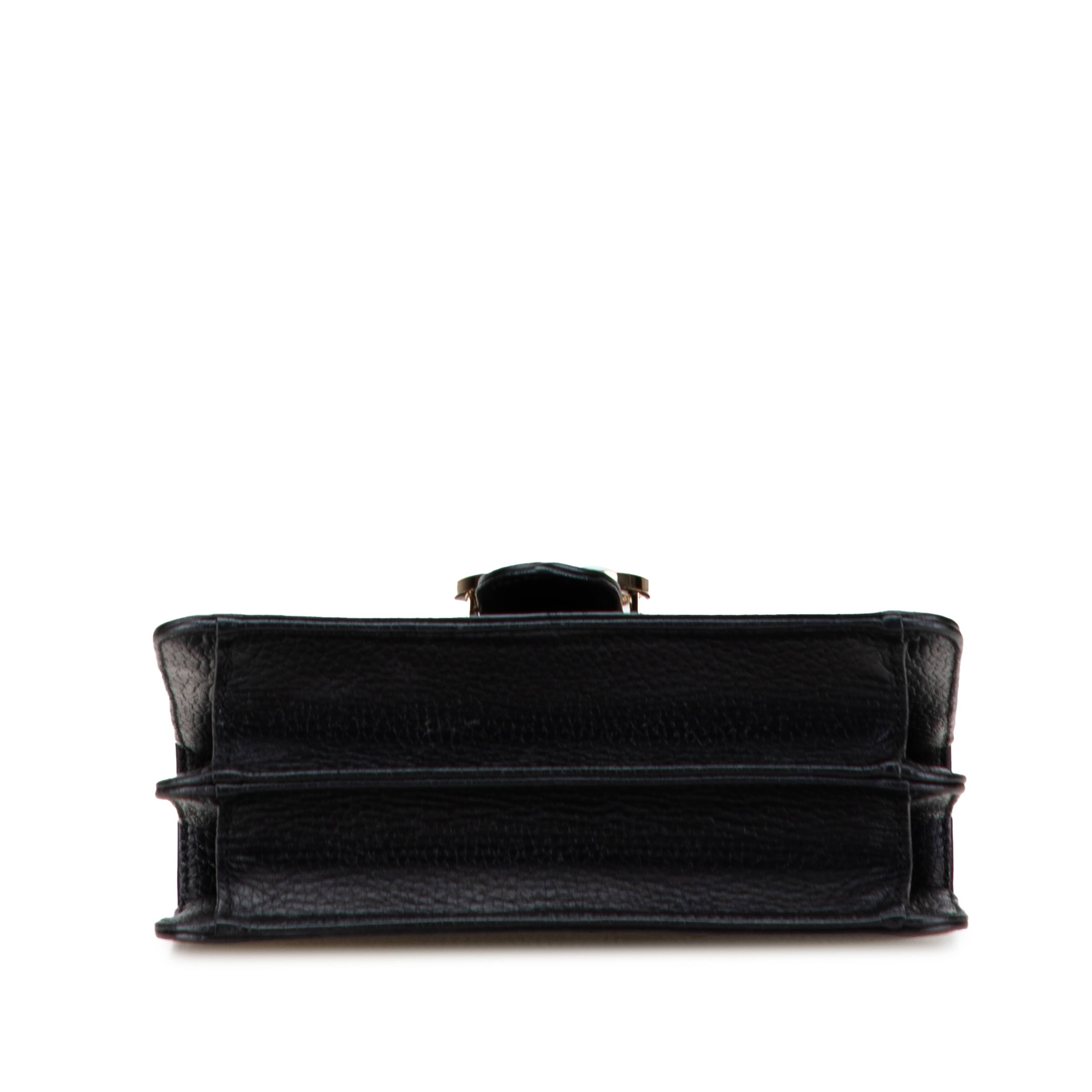 Gucci Small Dollar Calfskin Interlocking G Crossbody, från Luxclusif, i färgen black. Klicka för att öppna bilden i stort format