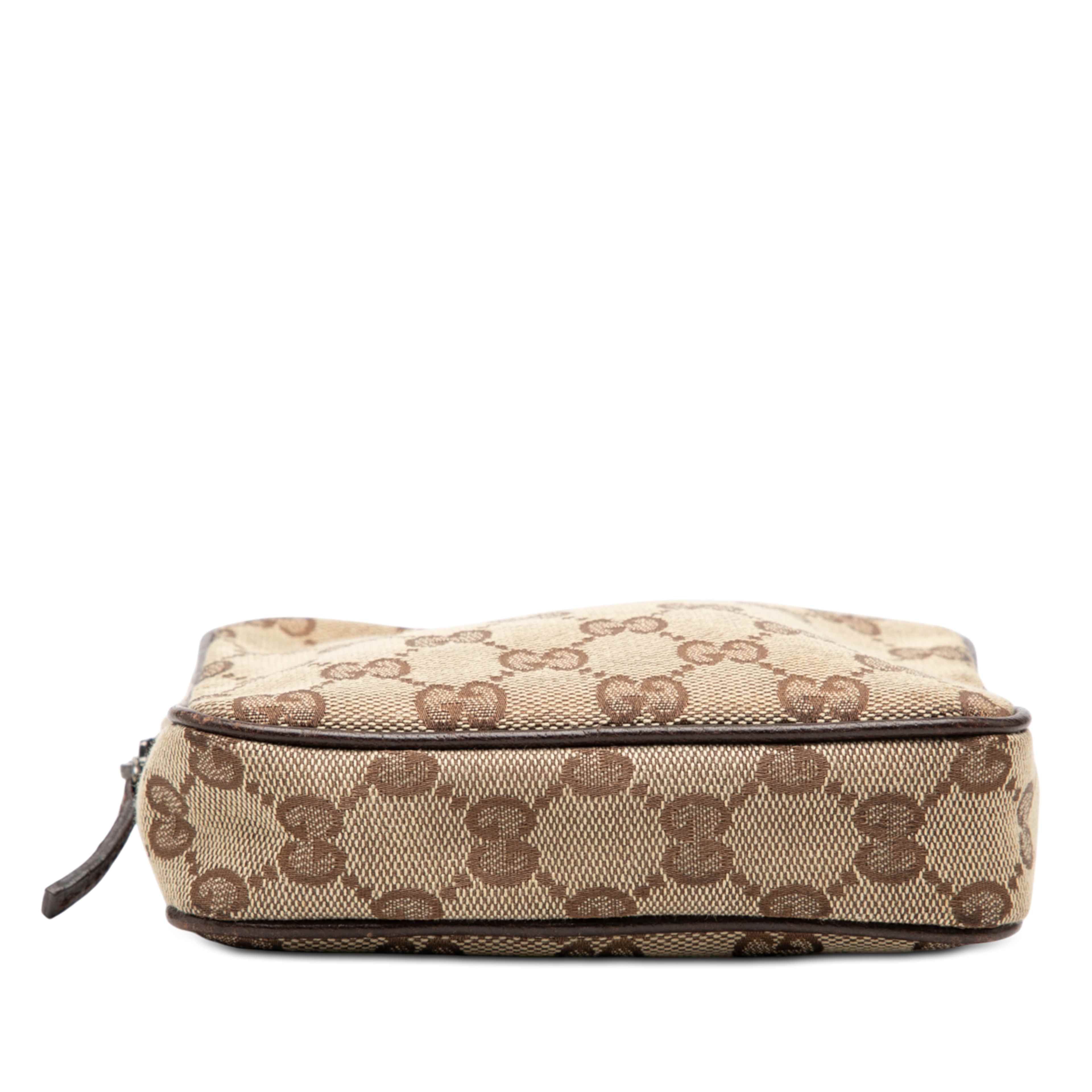 Gucci Gg Canvas Crossbody, från Luxclusif, i färgen beige. Klicka för att öppna bilden i stort format