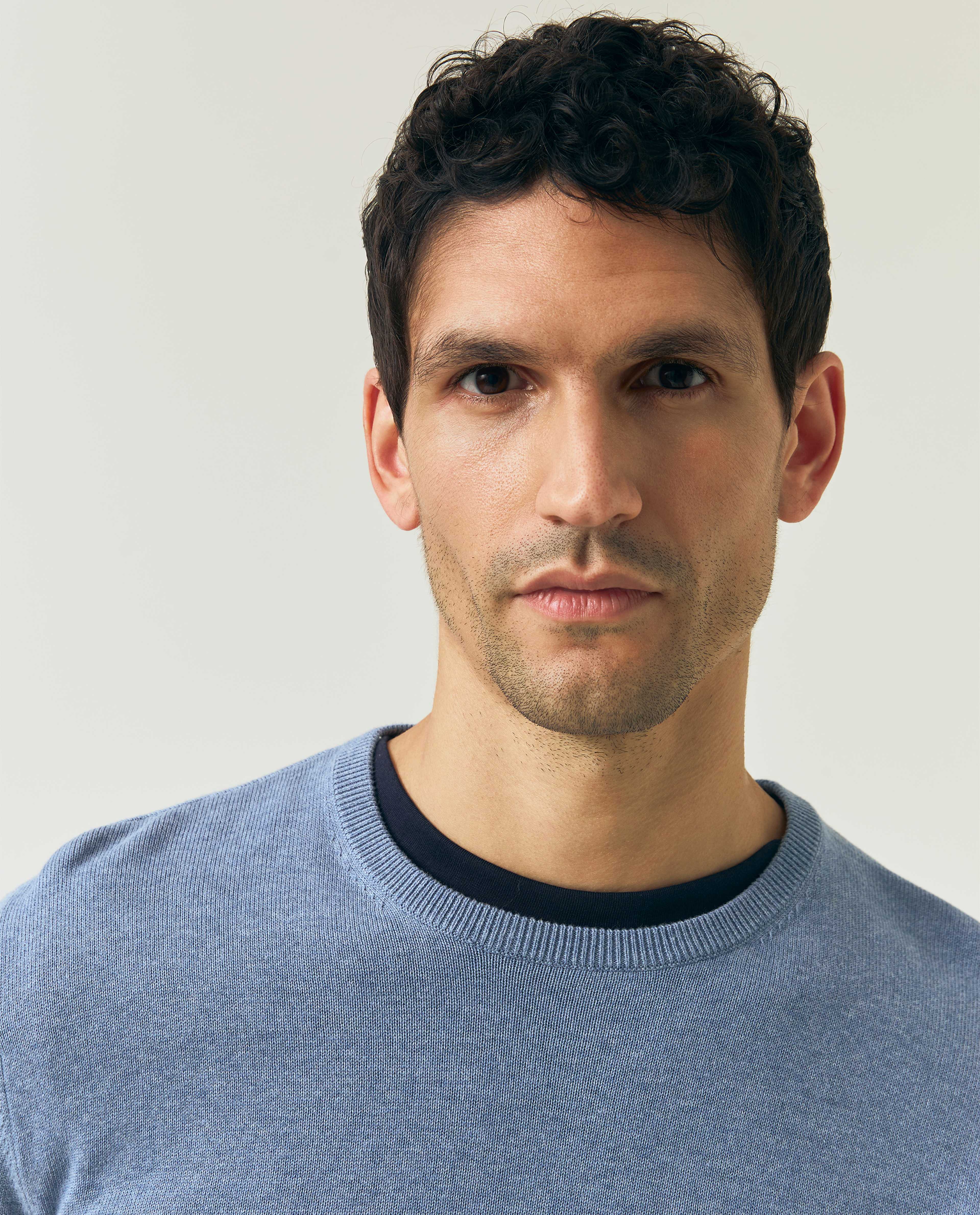 Cotton Crew Neck Sweater