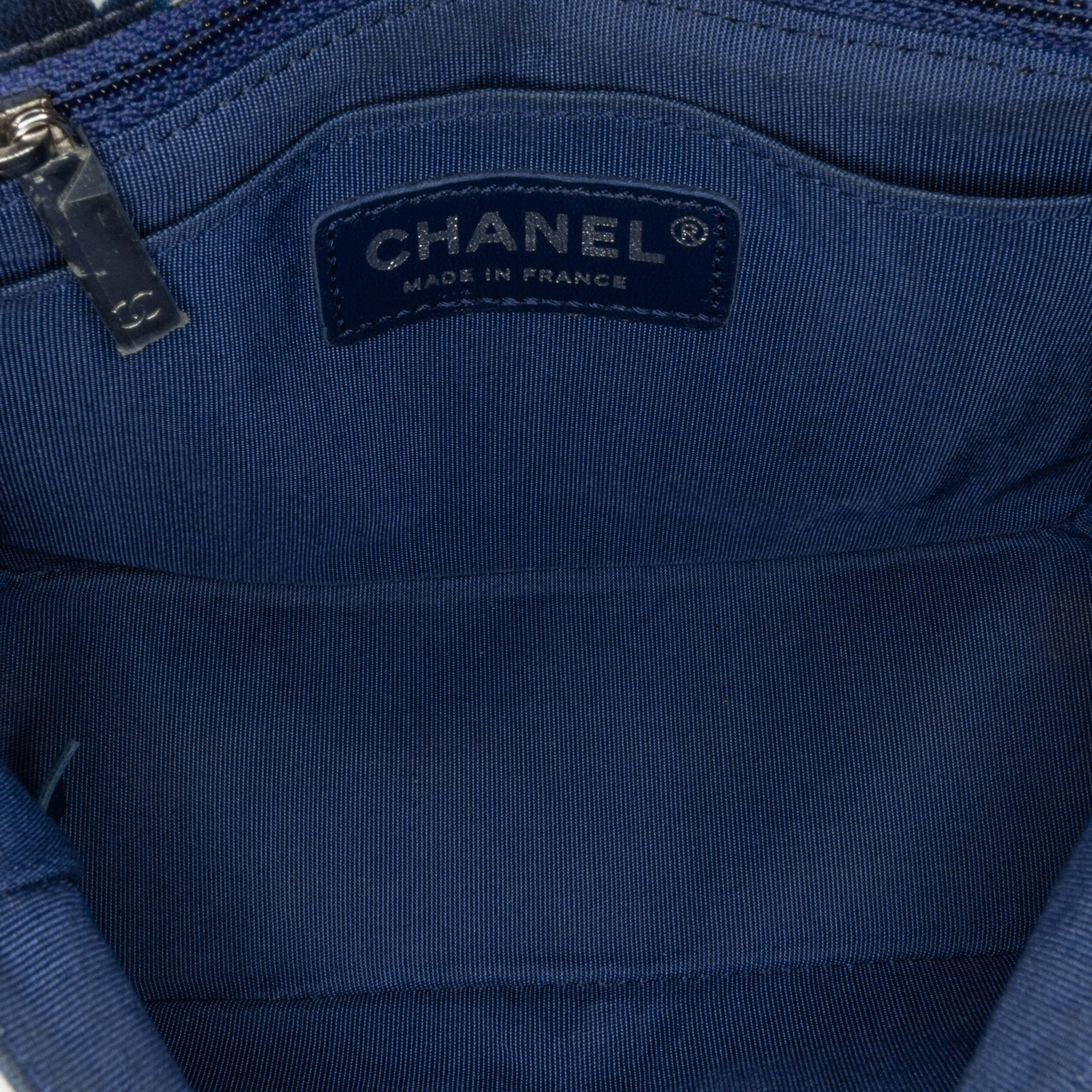 Chanel Mini Square Classic Printed Lambskin Airlines Flap