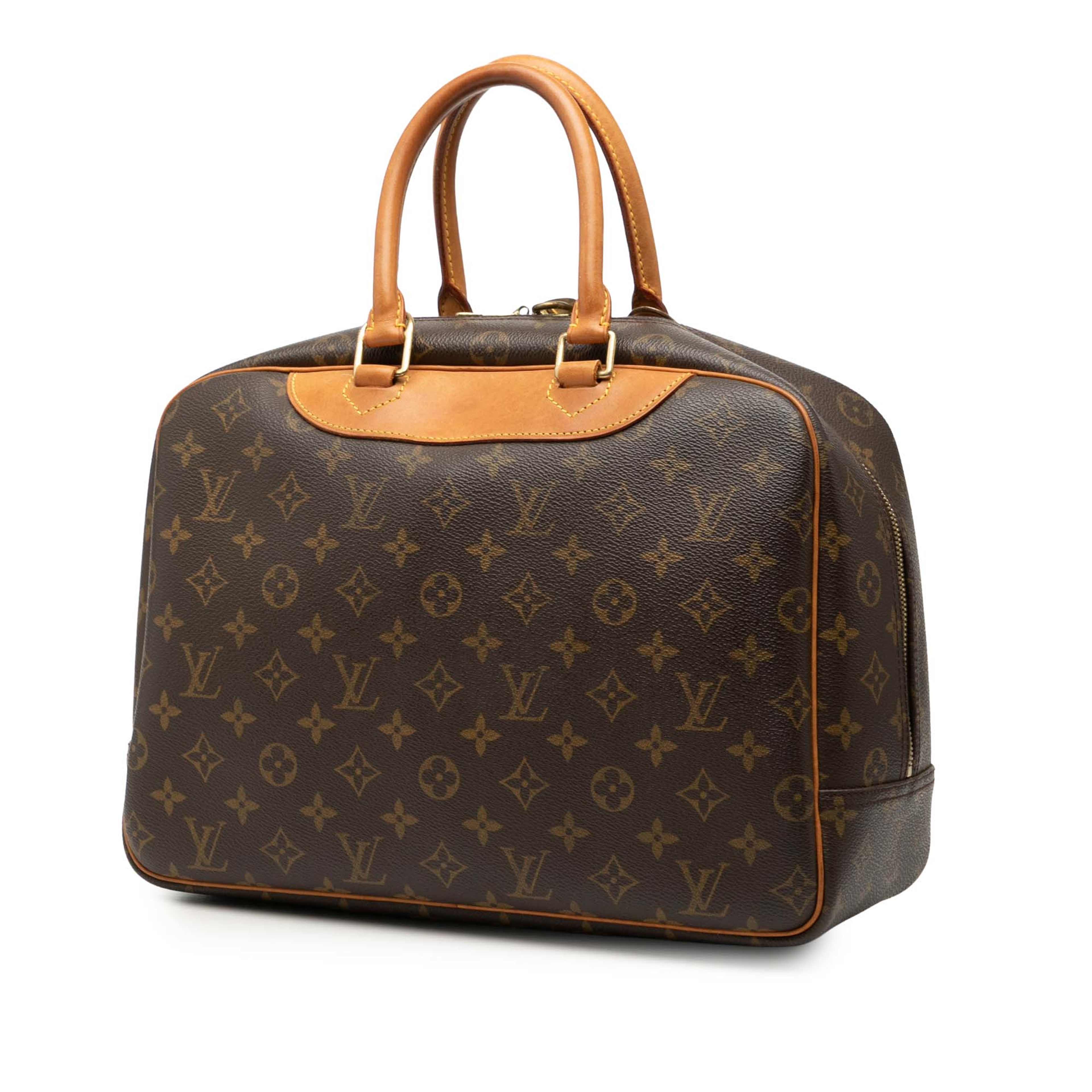 Louis Vuitton Monogram Deauville, från Luxclusif, i färgen brun. Klicka för att öppna bilden i stort format