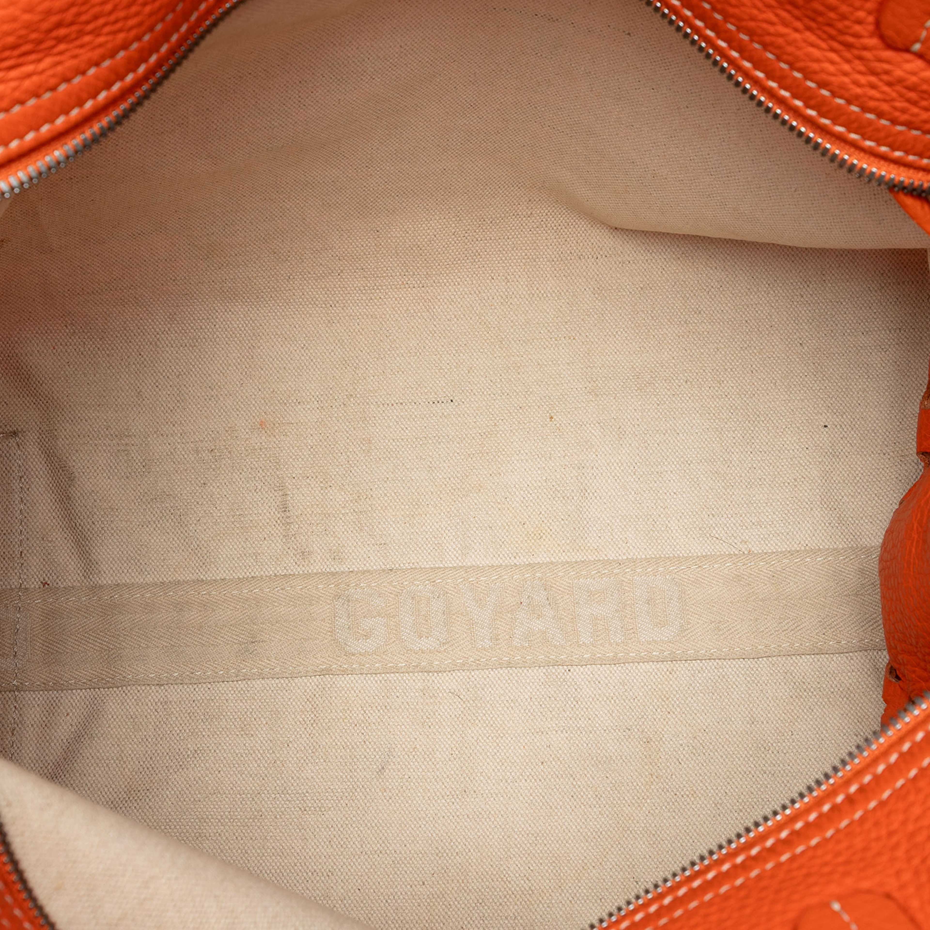 Goyard Goyardine Sac Hardy Pet Carrier Pm, från Luxclusif, i färgen orange. Klicka för att öppna bilden i stort format