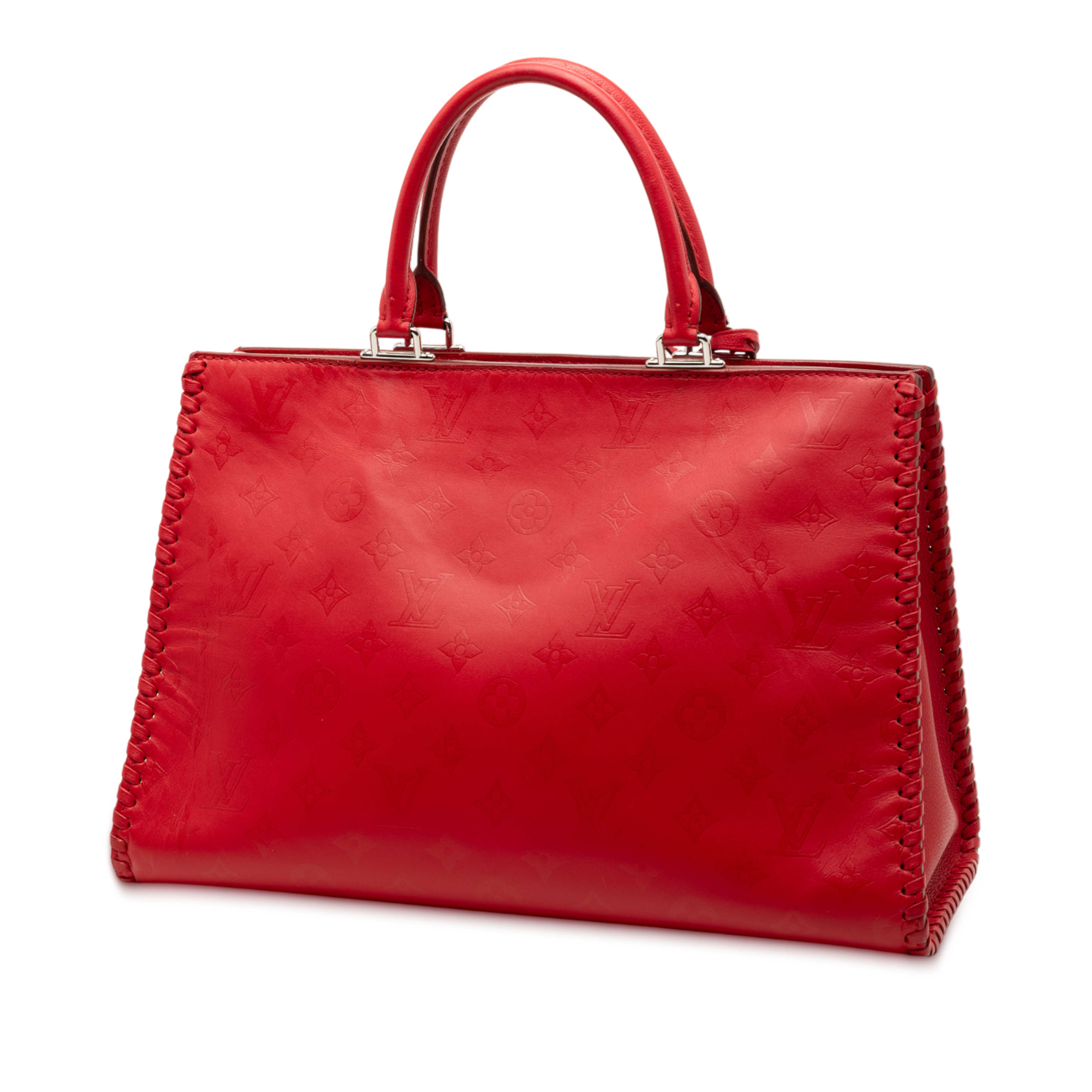 Louis Vuitton Monogram Very Leather Very Zipped, från Luxclusif, i färgen red. Klicka för att öppna bilden i stort format