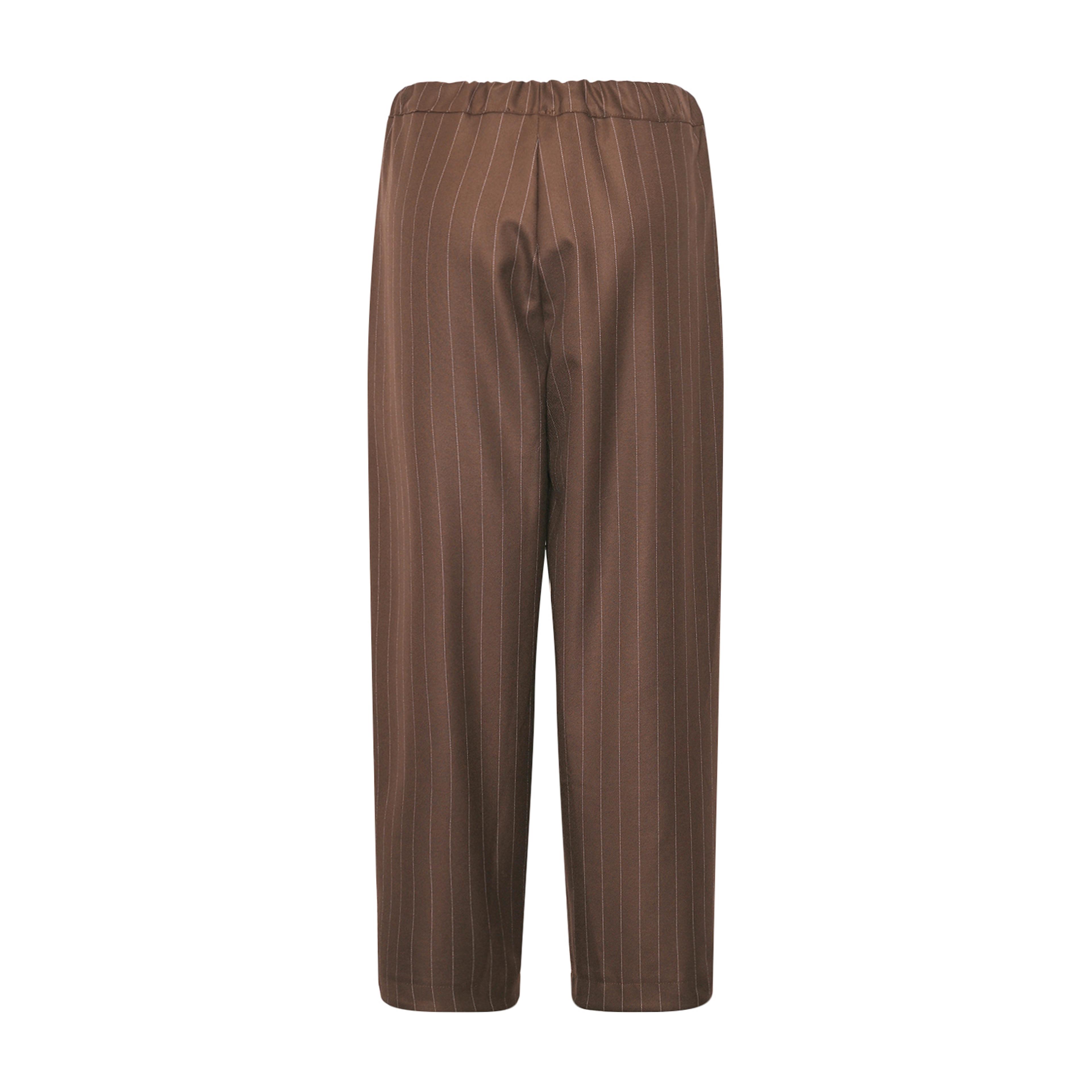 Hailey, Pants - Brown Stripes
