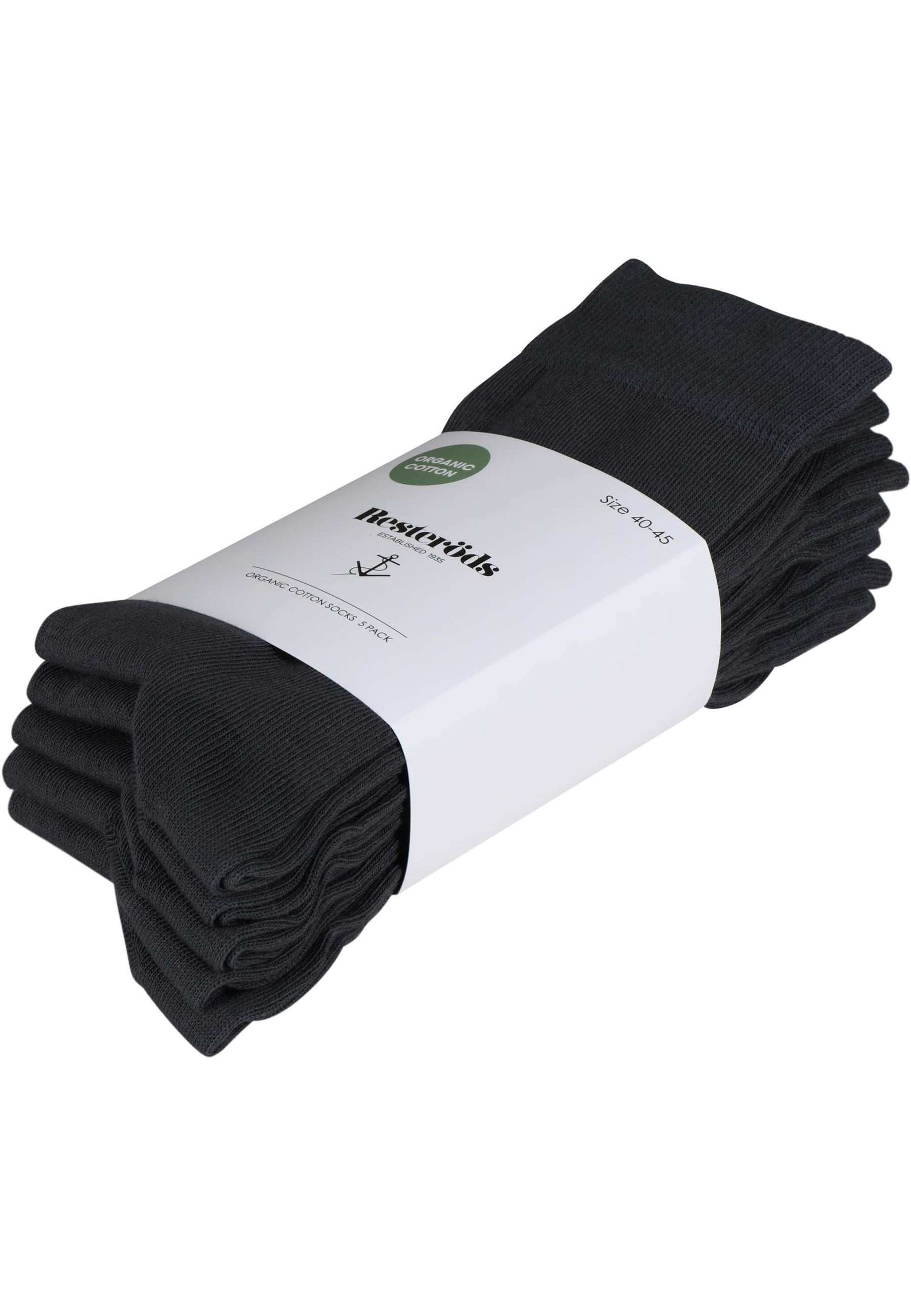 Ekologisk Bomull, Strumpor, 5-pack, Svart