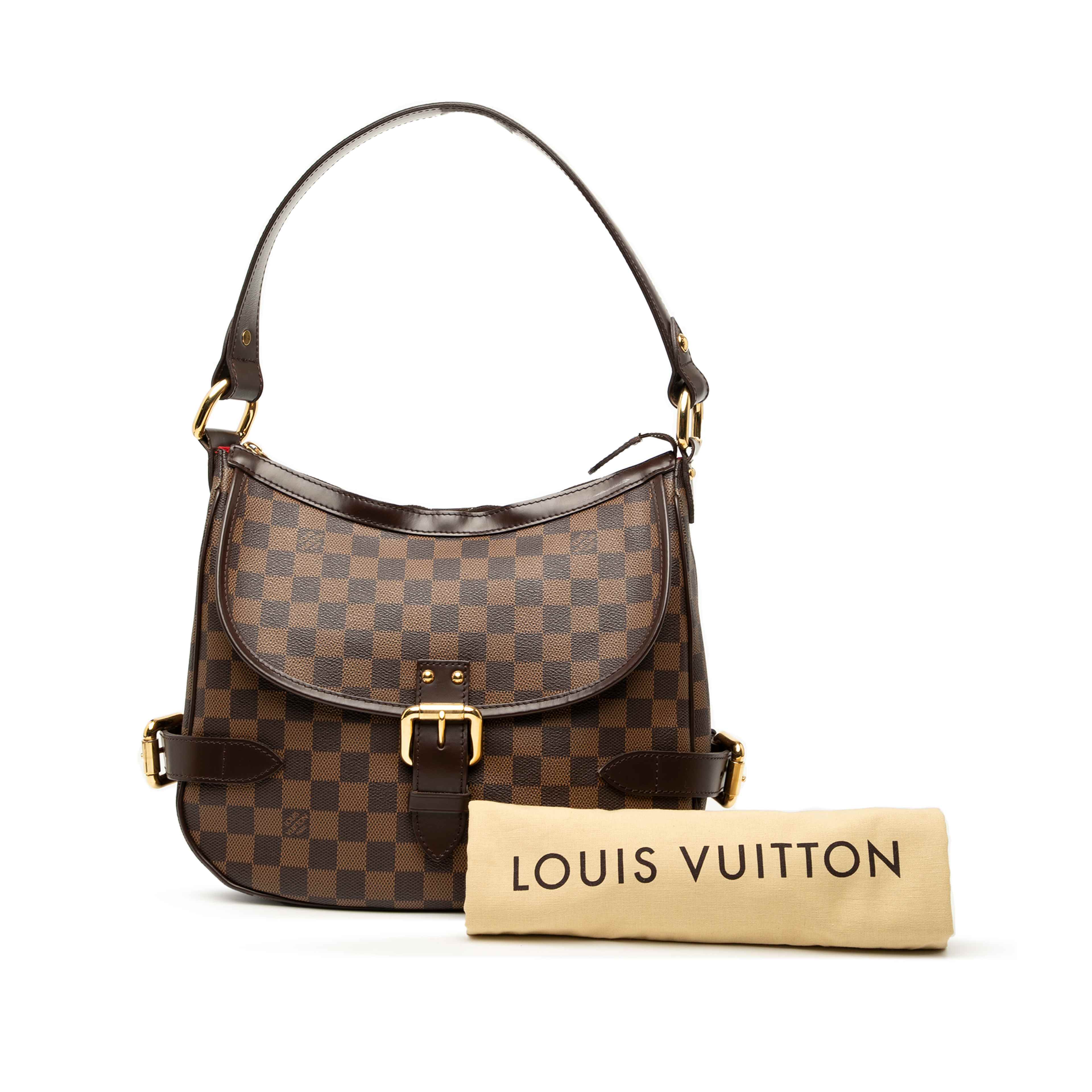 Louis Vuitton Damier Ebene Highbury, från Luxclusif, i färgen brun. Klicka för att öppna bilden i stort format