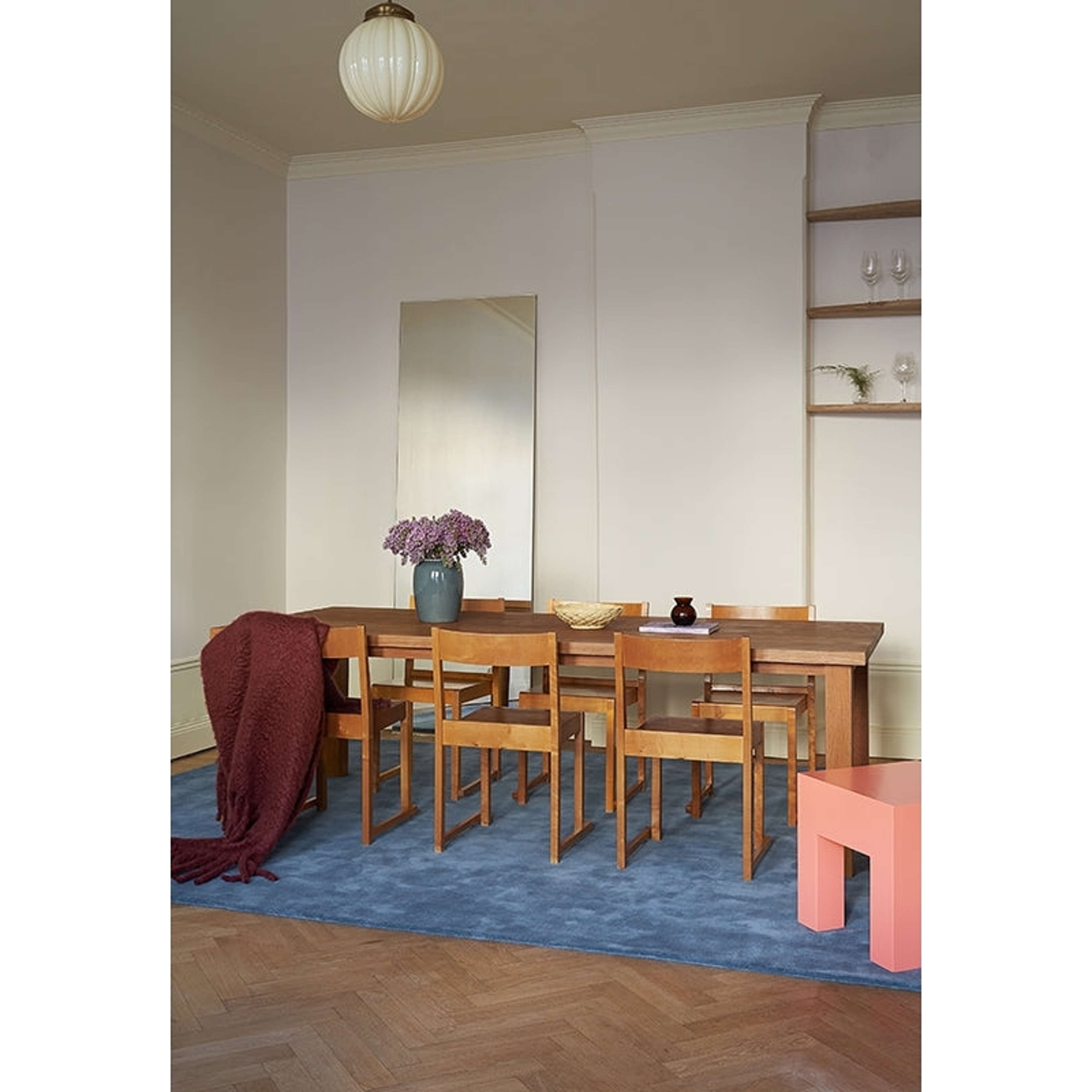 Classic Solid Ullmatta Cornflower Blue, från Layered, i färgen cornflower blue. Klicka för att öppna bilden i stort format