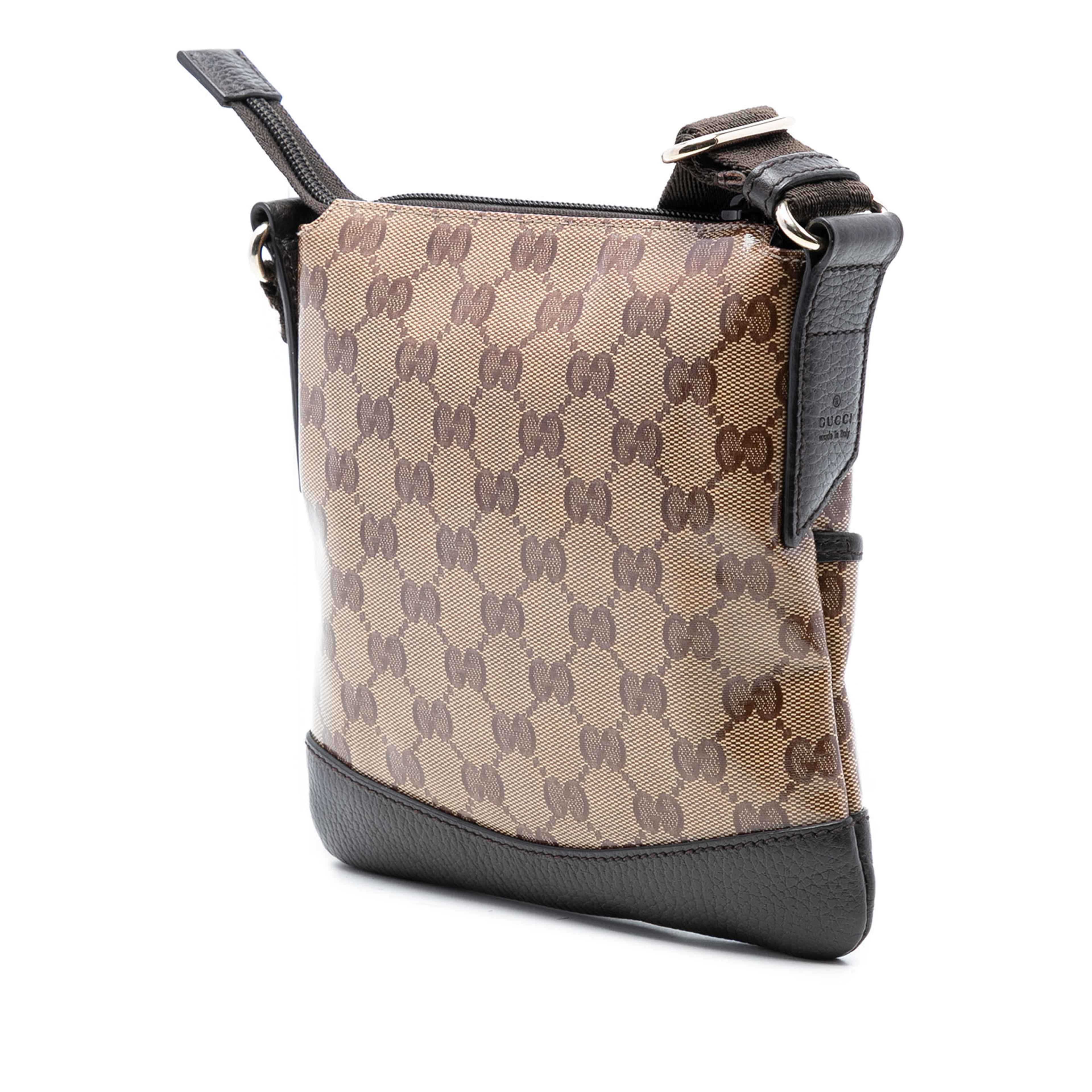 Gucci Gg Crystal Crossbody, från Luxclusif, i färgen beige. Klicka för att öppna bilden i stort format