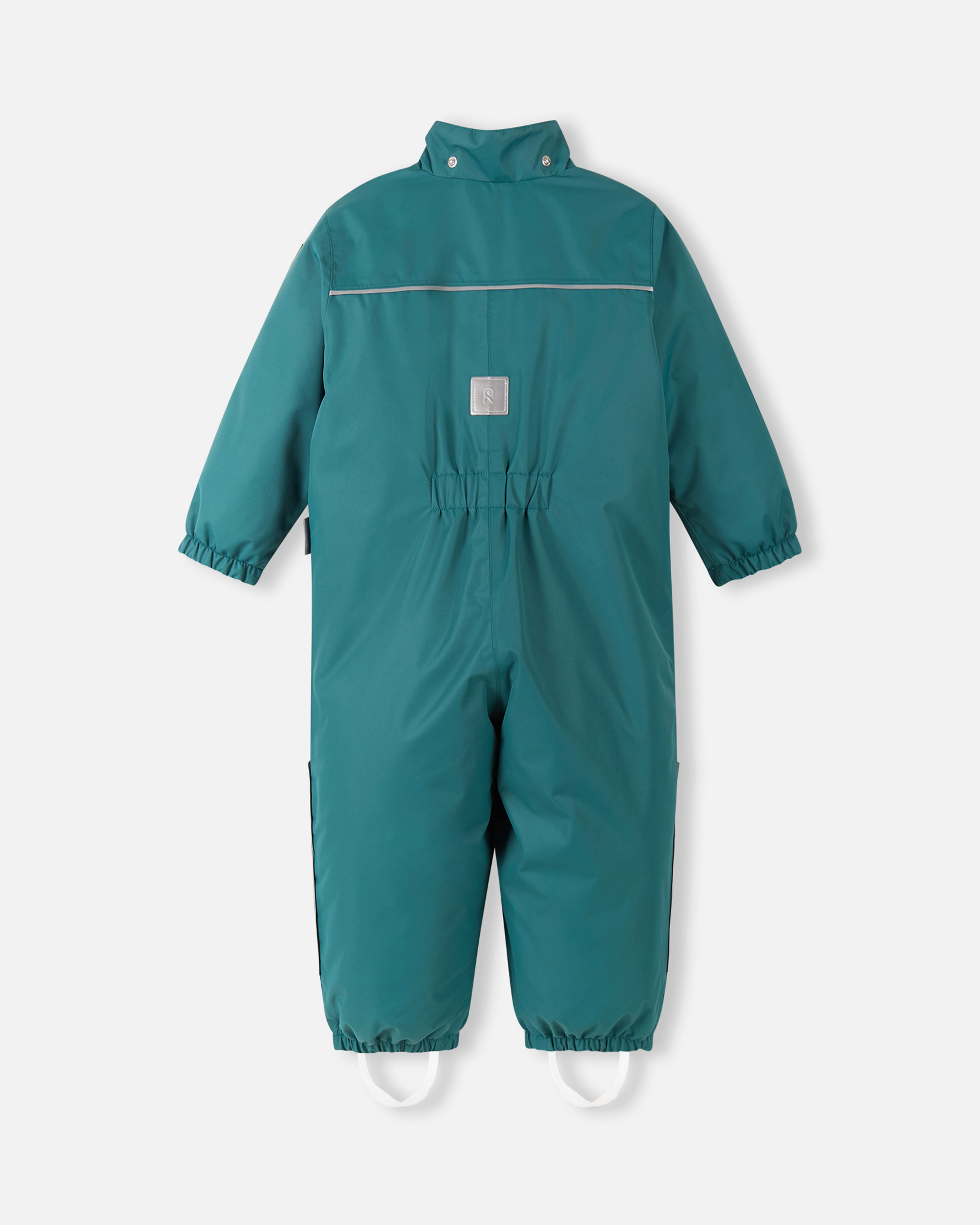 Reimatec Vinteroverall Gotland, från Reima, i färgen dark teal. Klicka för att öppna bilden i stort format