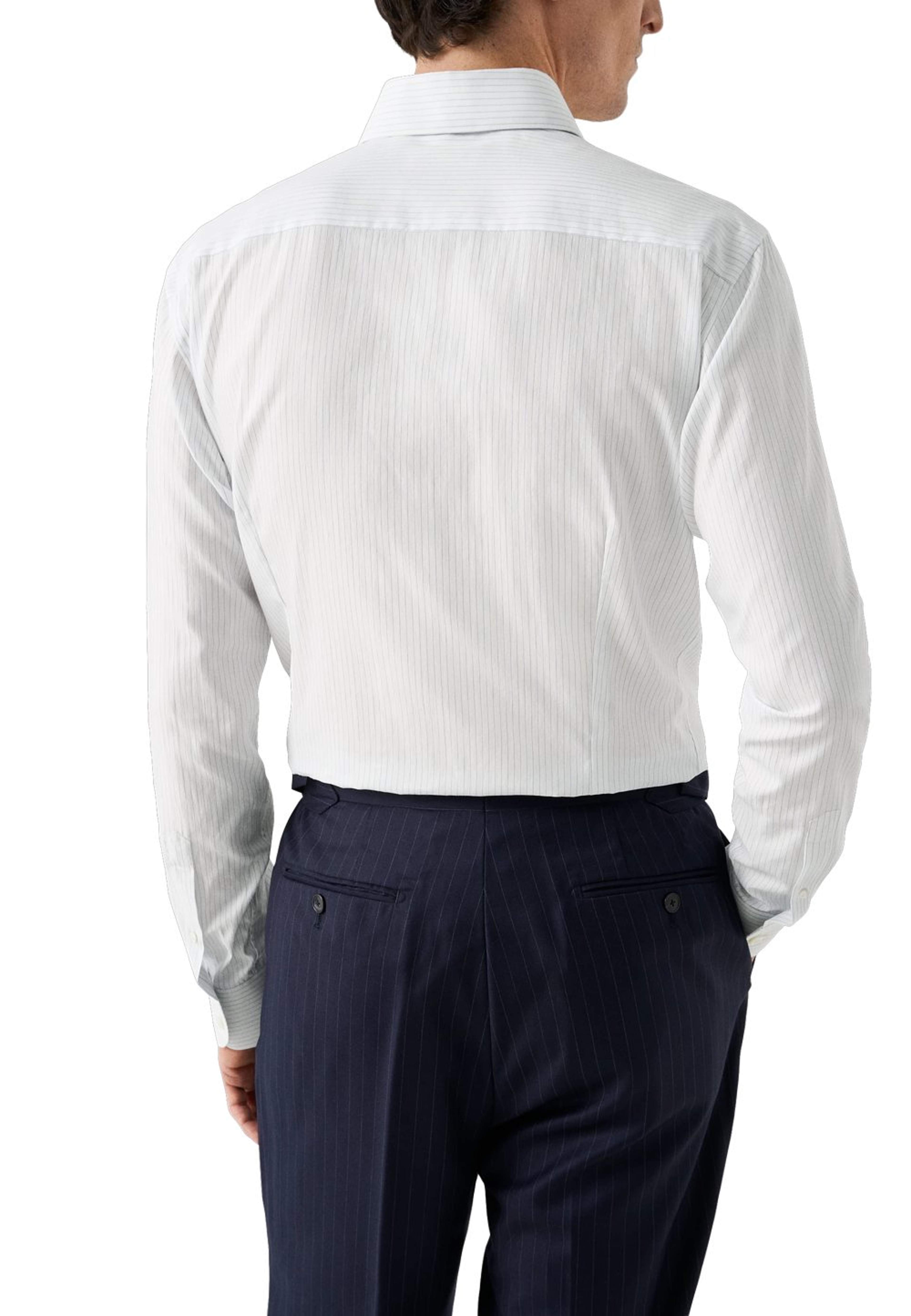 Slim Fit Skjorta I Bomull & Siden