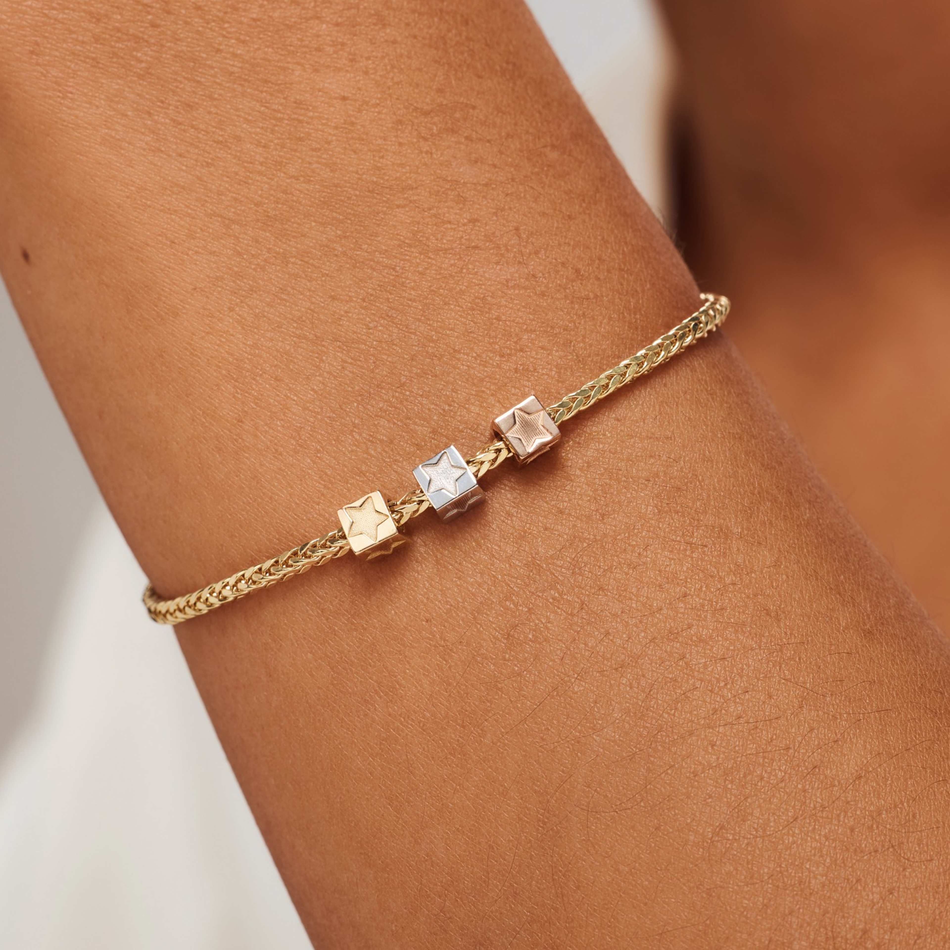 14 Karat Vitguld Berlock