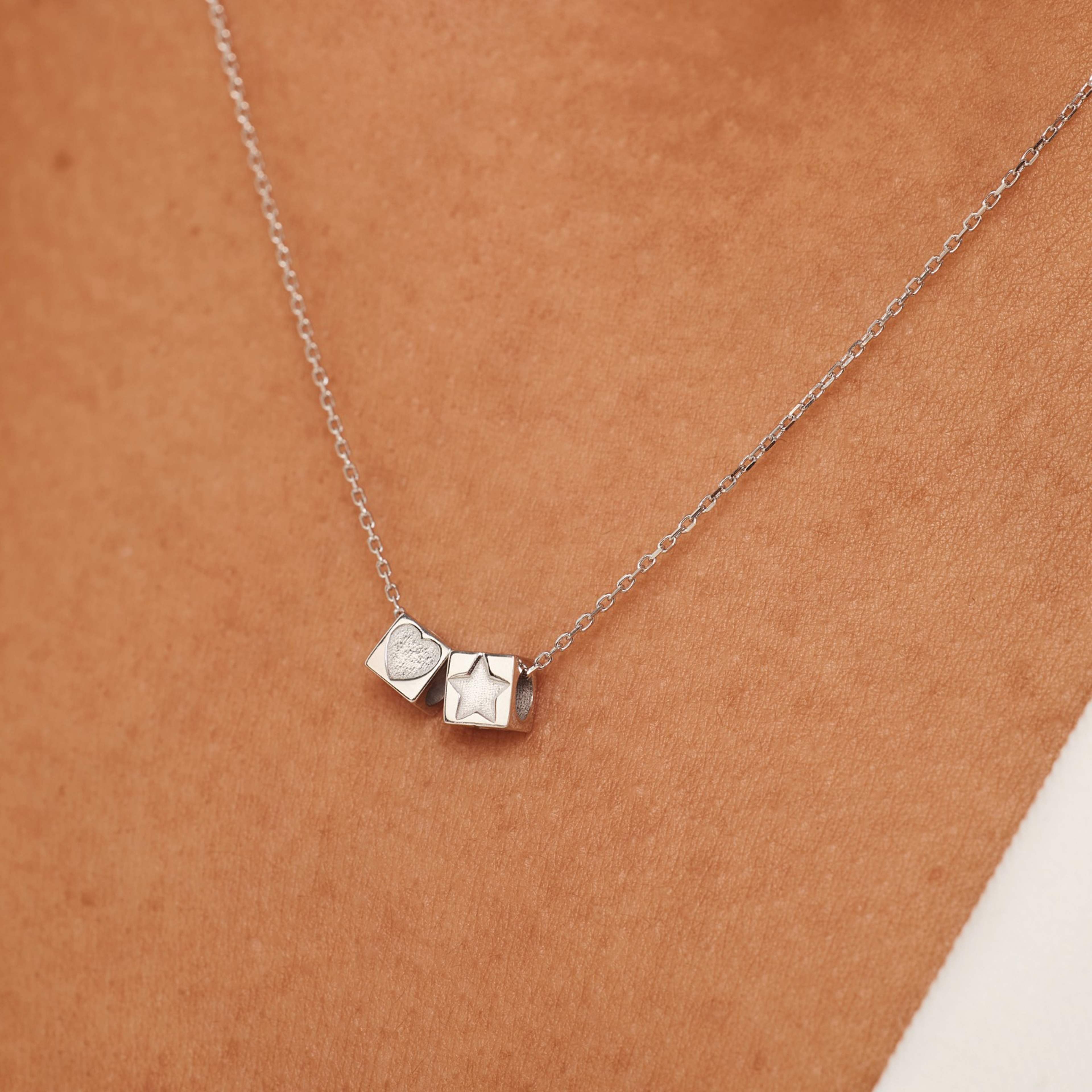 14 Karat Vitguld Berlock