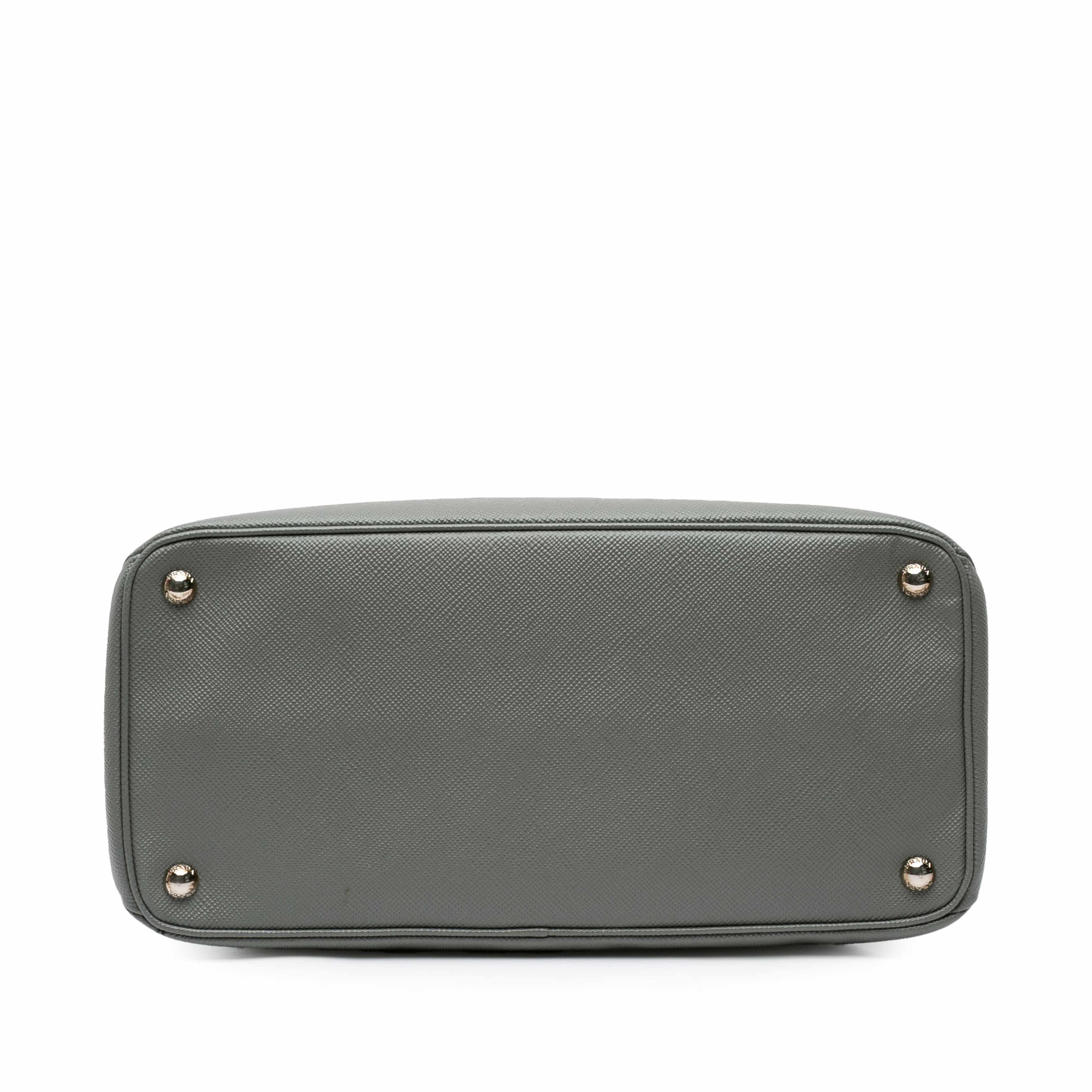 Prada Saffiano Cuir Turnlock Twin Satchel